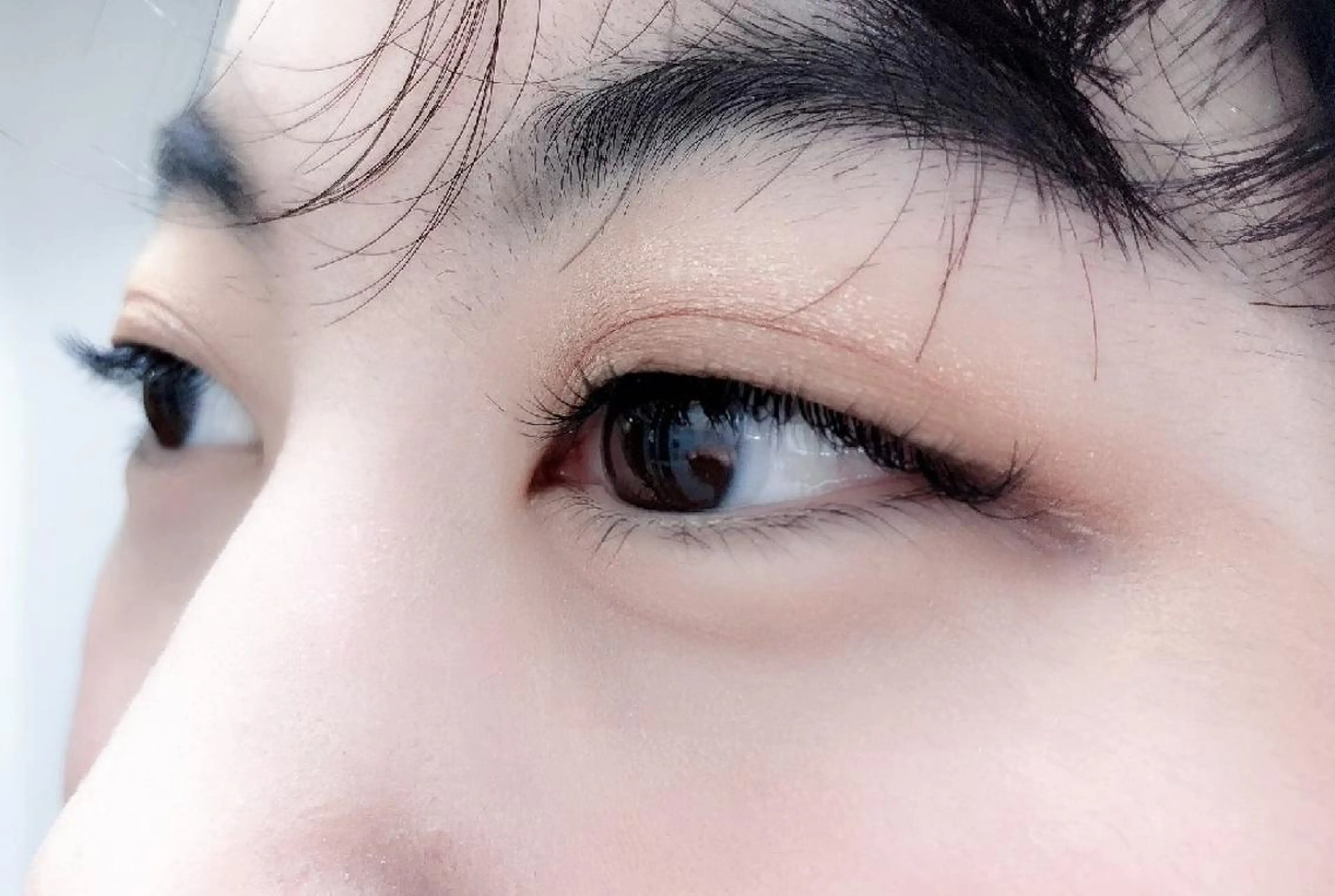 マツエク・マツパ 付け放題 フラットラッシュ ナチュラル まつげパーマ 一重×まつ毛パーマ 吉岡 ゆうなのマツエク・マツパデザイン