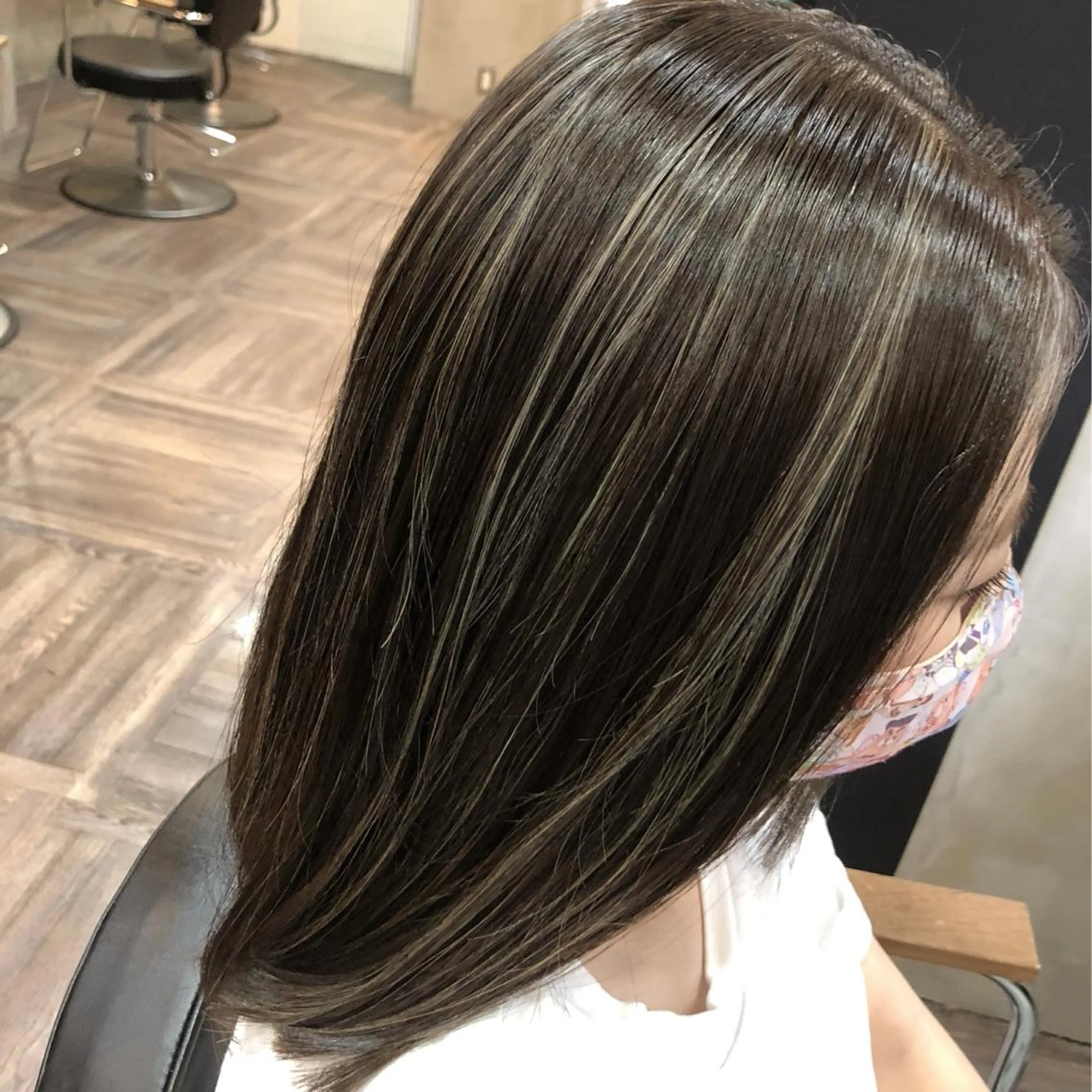 ミディアム カラー ハイライトカラー ハイライト ヘアカラー La fith hair ponte所属・🔥ハイトーン🔥 🌈柴田尚貴🌈のヘアスタイル