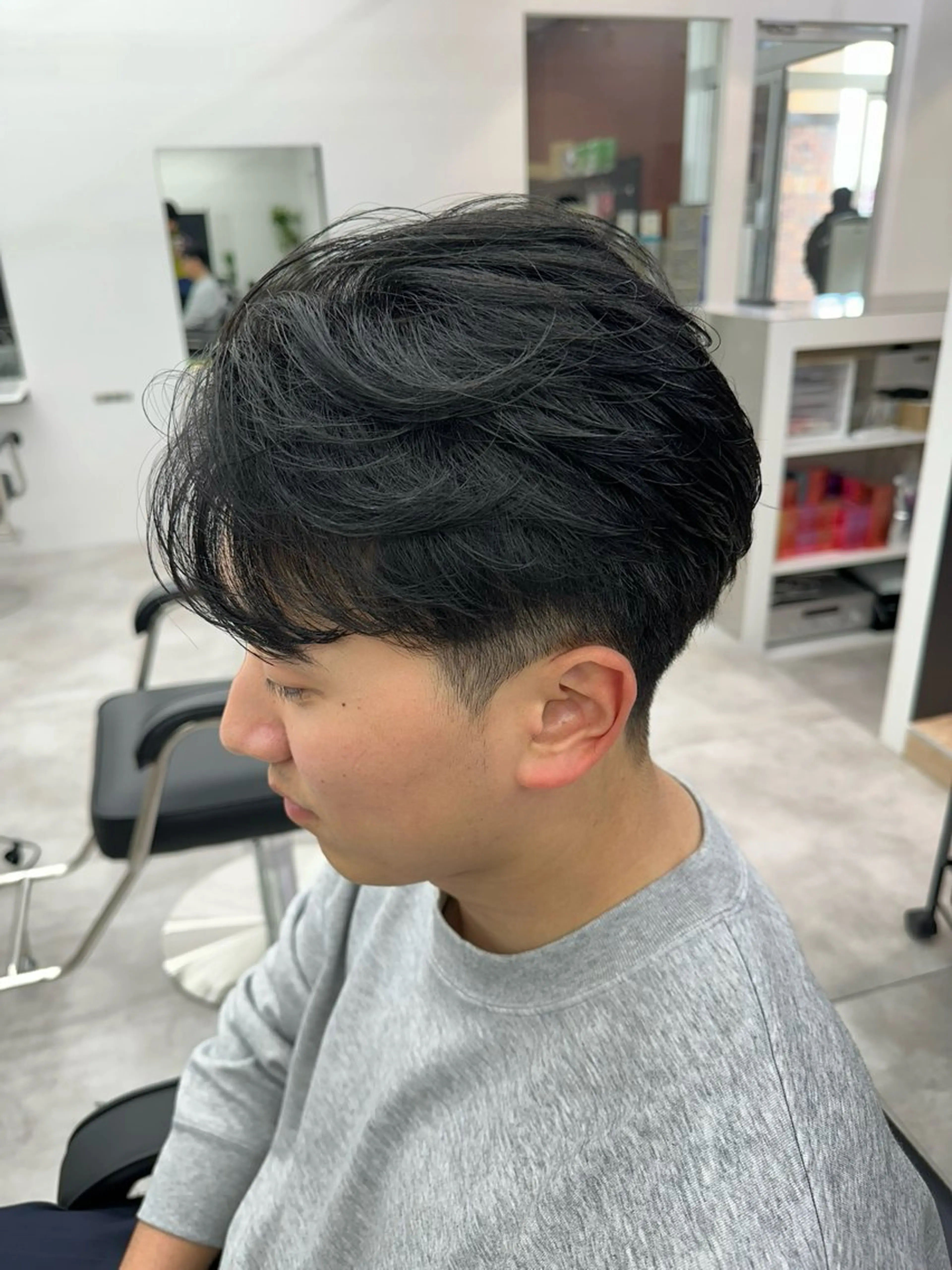 ショート メンズ メンズパーマ/波巻き 桜井凌平のヘアスタイル