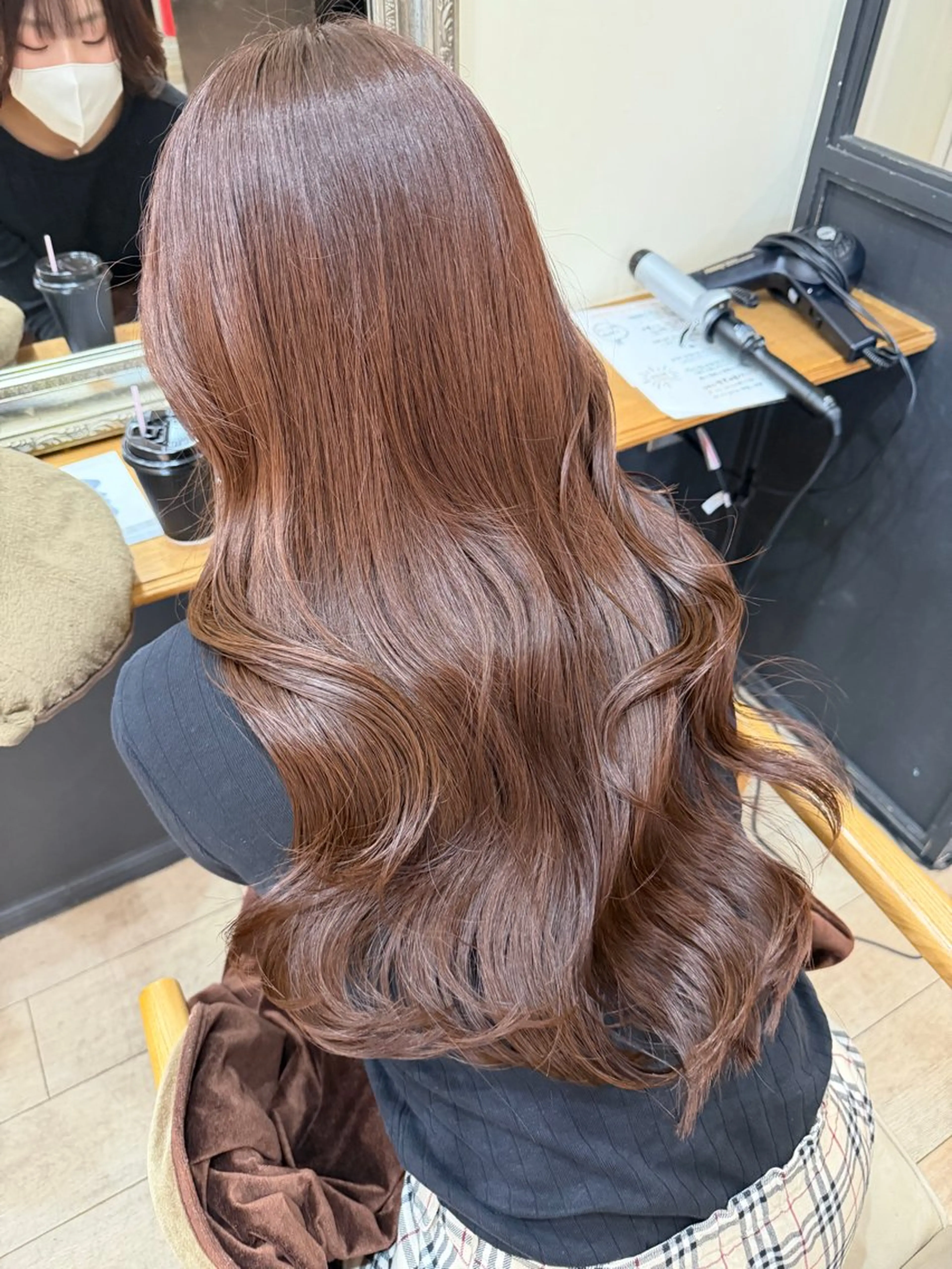 ロング カラー ブラウンカラー カット ヘアカラー Karin trスタイリスト🥀のヘアスタイル