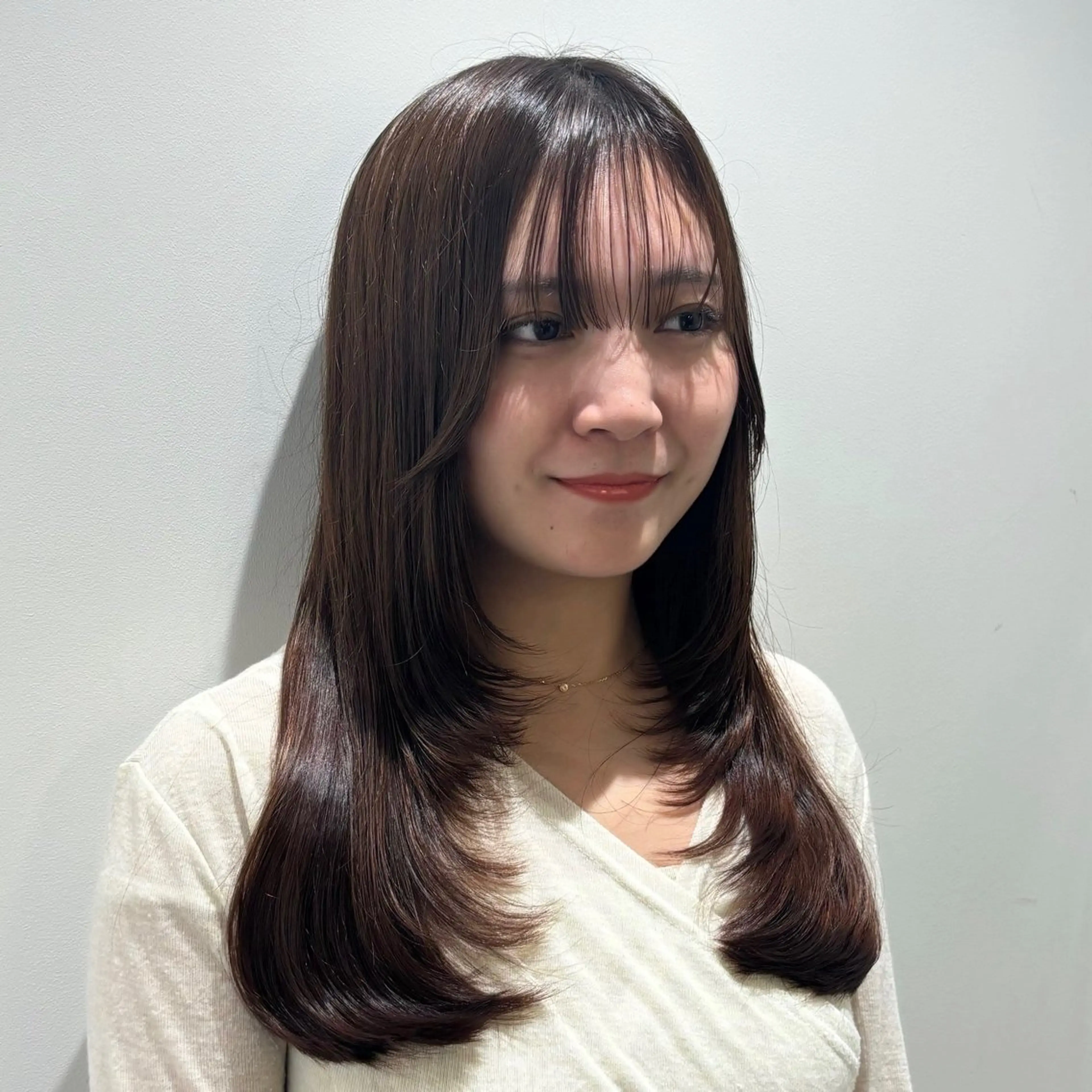 ロング のむらあんじゅ/ 韓国風レイヤーೀのヘアスタイル