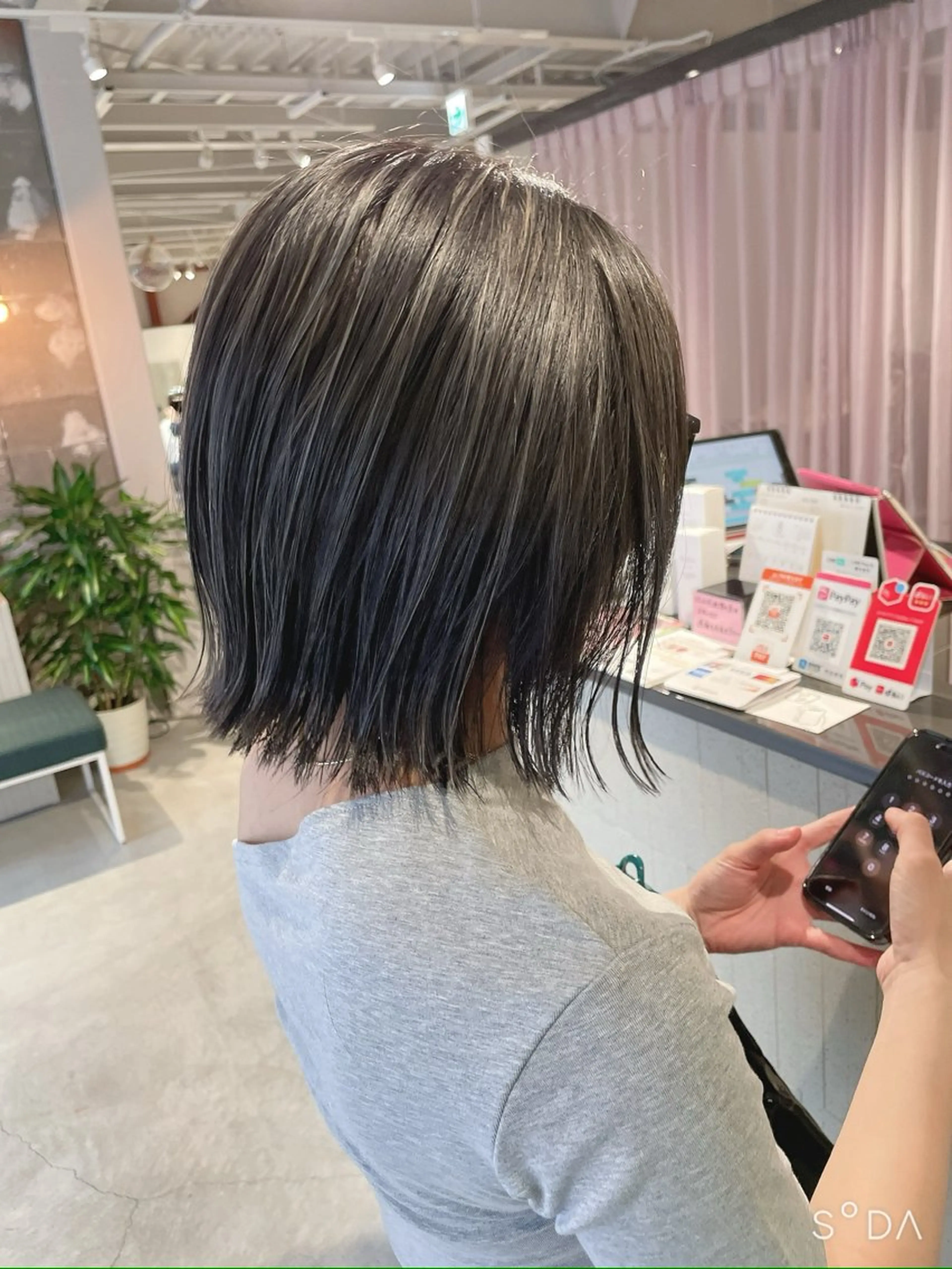 ミディアム カラー ヘアカラー トリートメント 💎韓国カラー Giness坂下巧のヘアスタイル