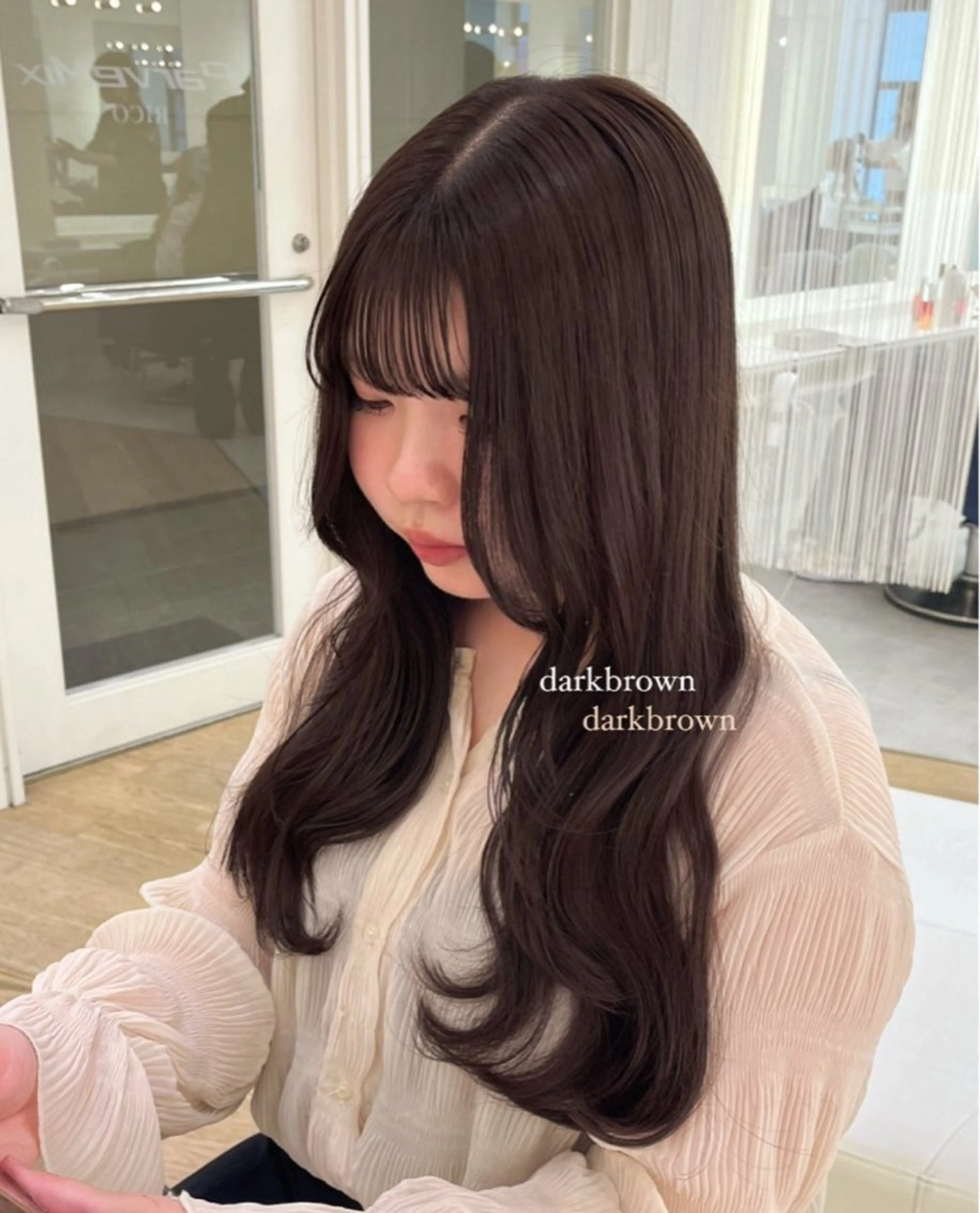 ロング カラー ヘアカラー ParveMix ♡白神みやびのヘアスタイル