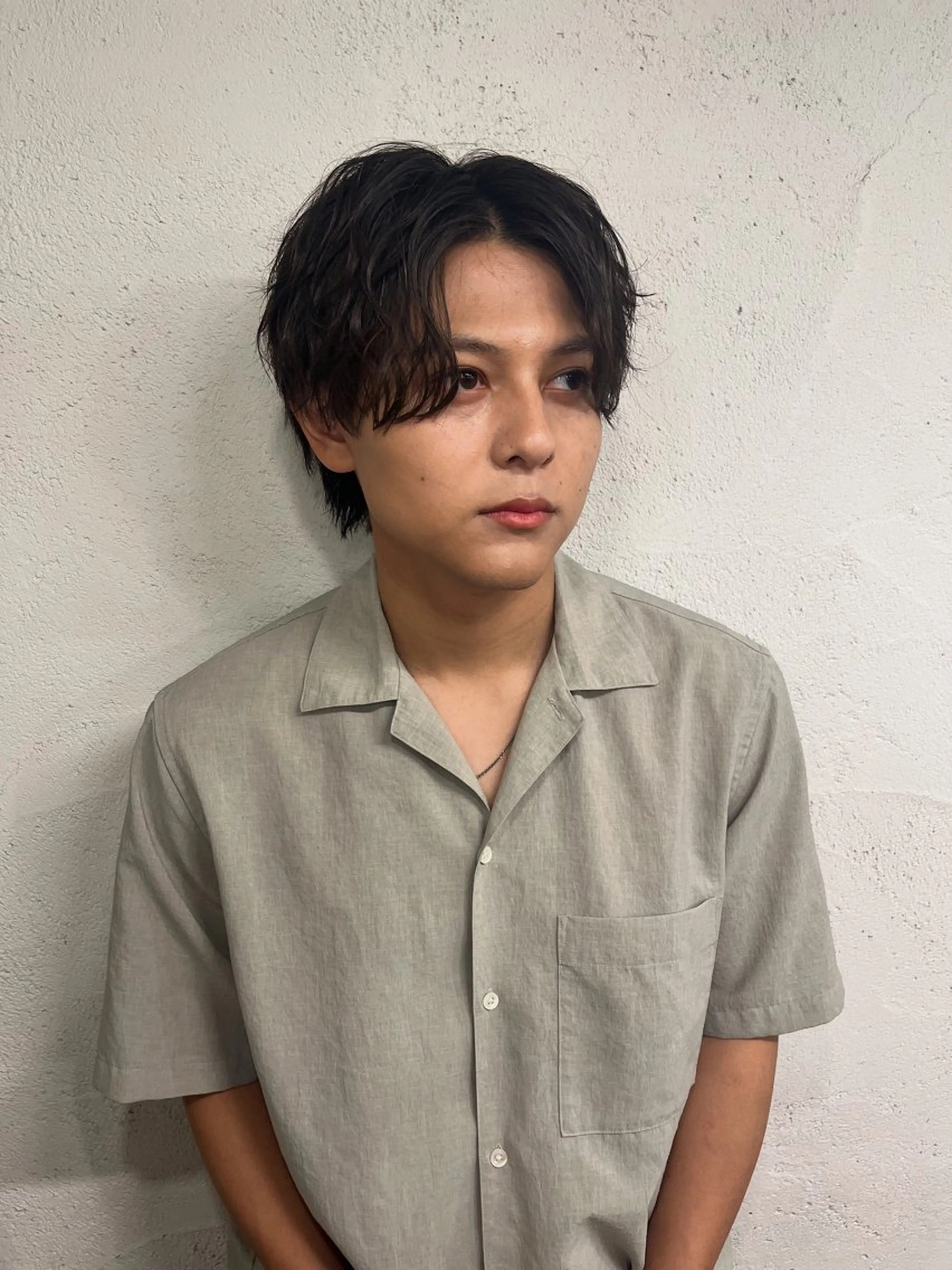 メンズ カット 韓国風透明感カラー 💎YUI💎のヘアスタイル