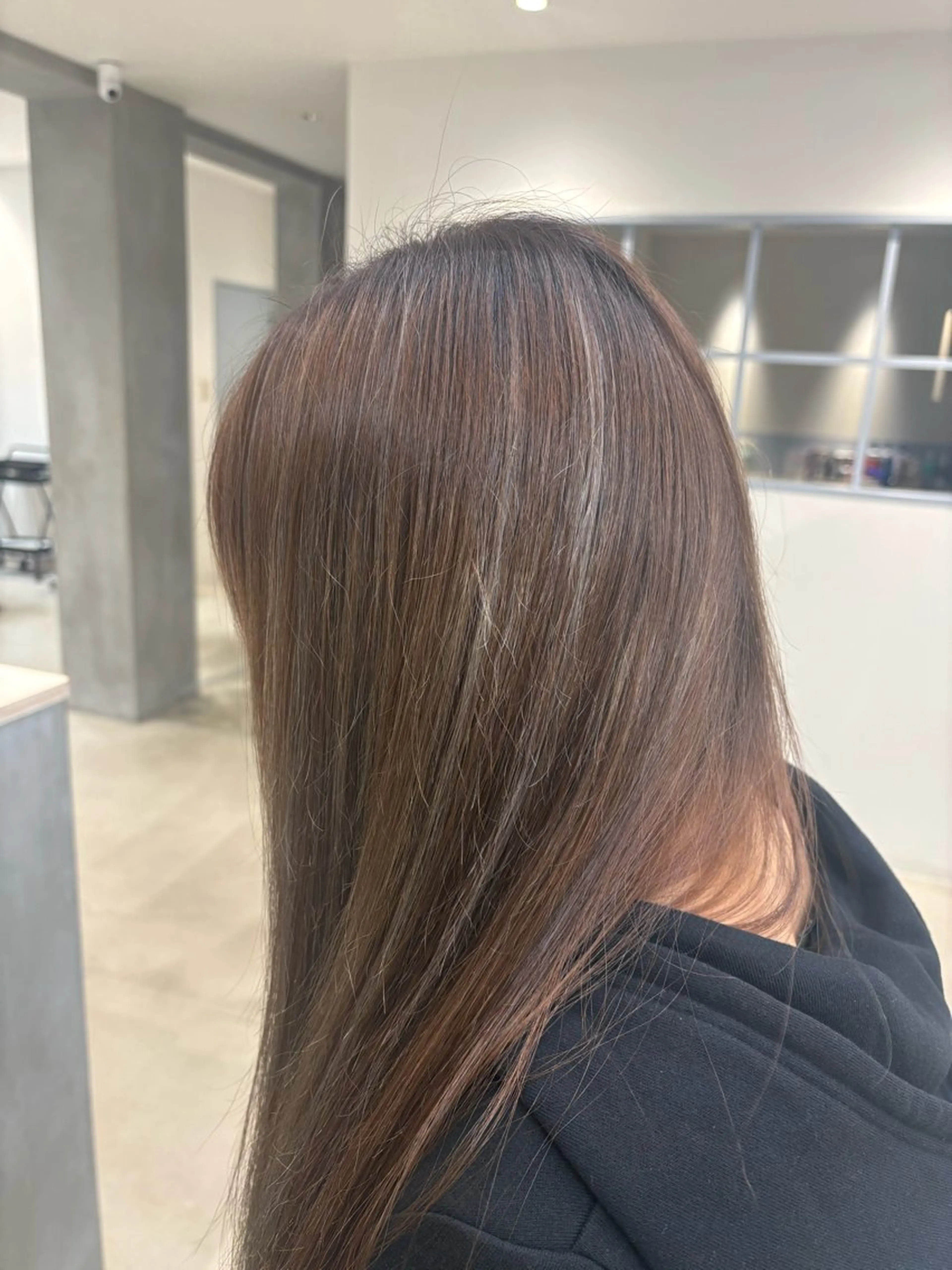 ロング カラー ヘアカラー ukyo/透明感 カラー/ハイライトのヘアスタイル