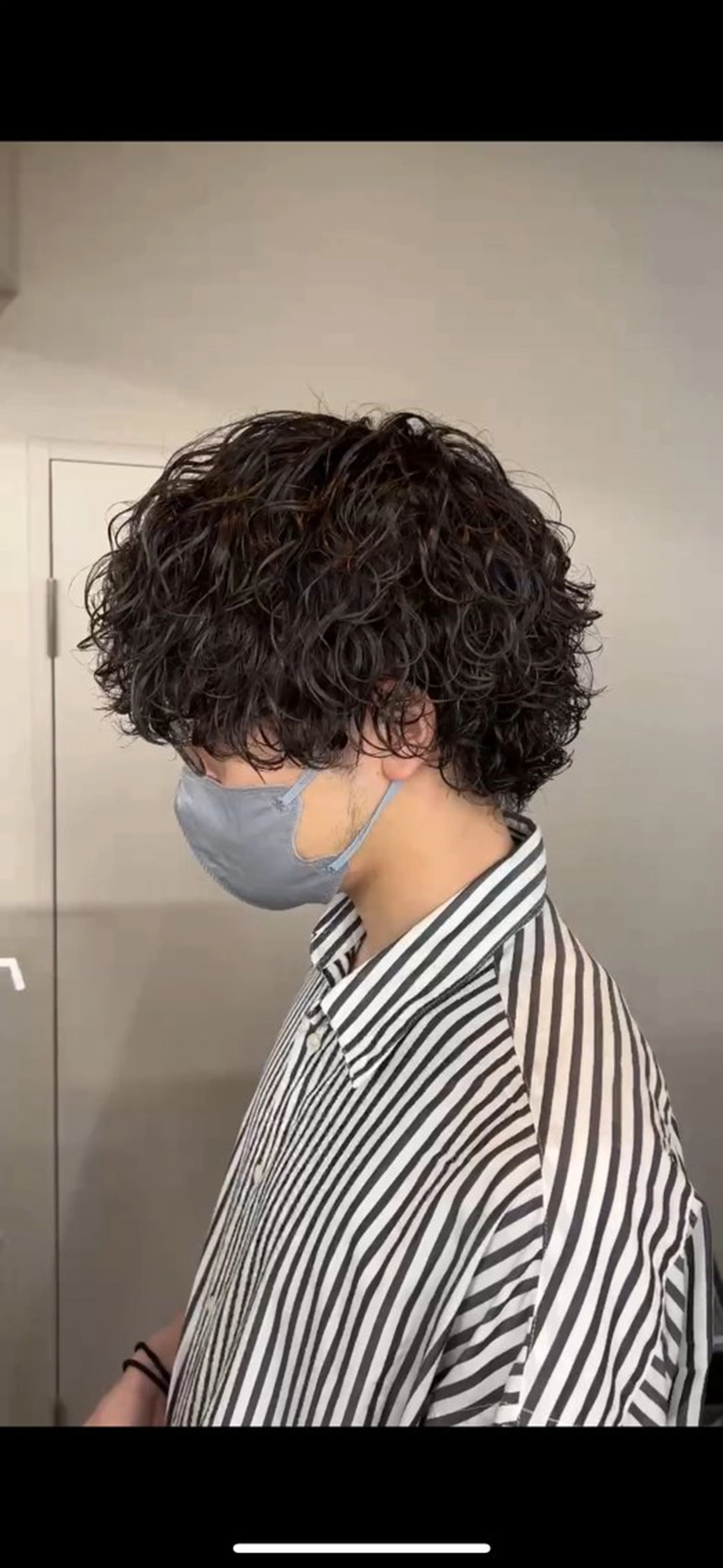 パーマ メンズ 🐺ウルフ/レイヤー カット/高嶋湧大のヘアスタイル