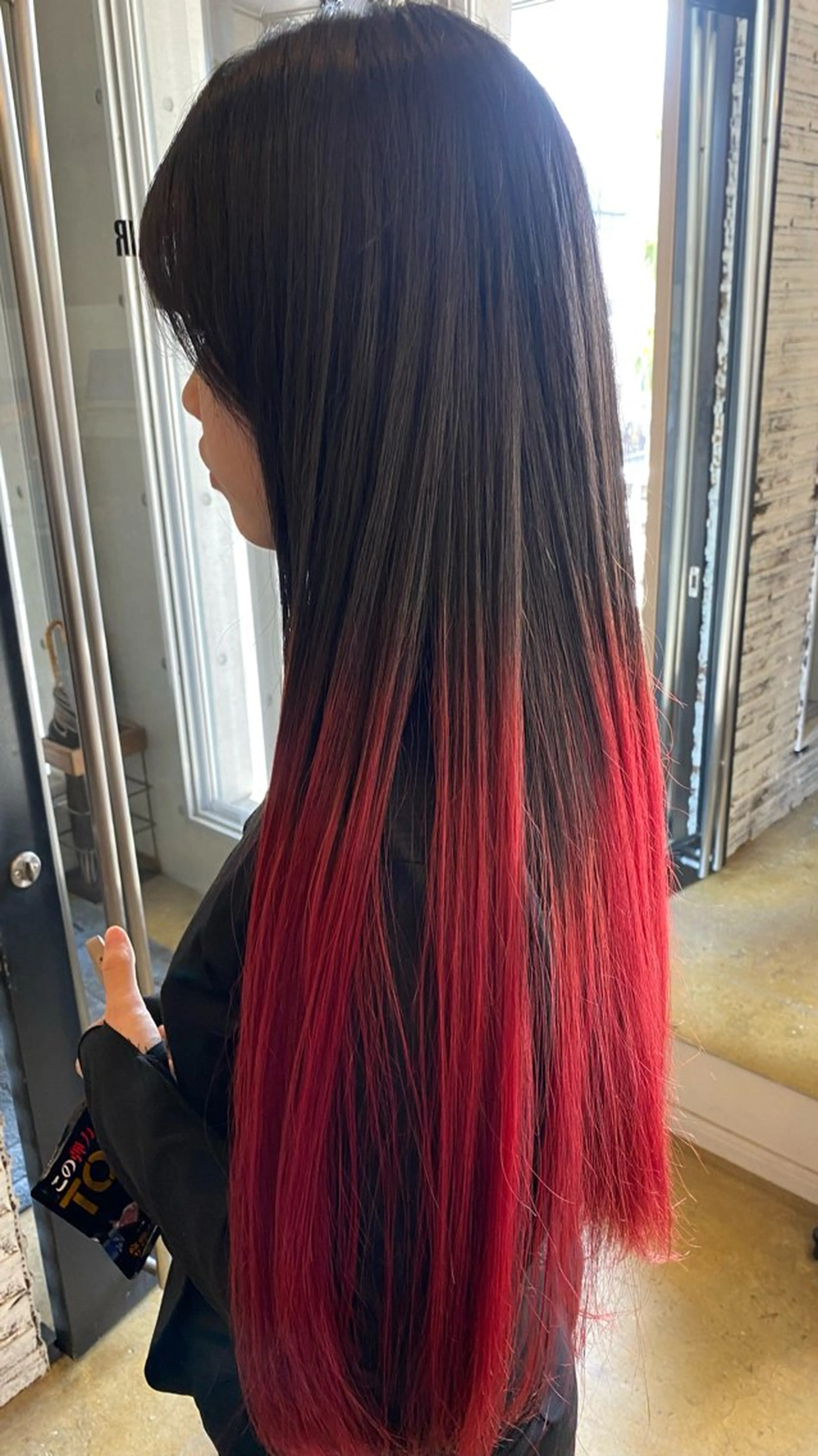 ロング ヘアカラー トリートメント 酸性ストレート/ 髪質改善/イソヤトモのヘアスタイル