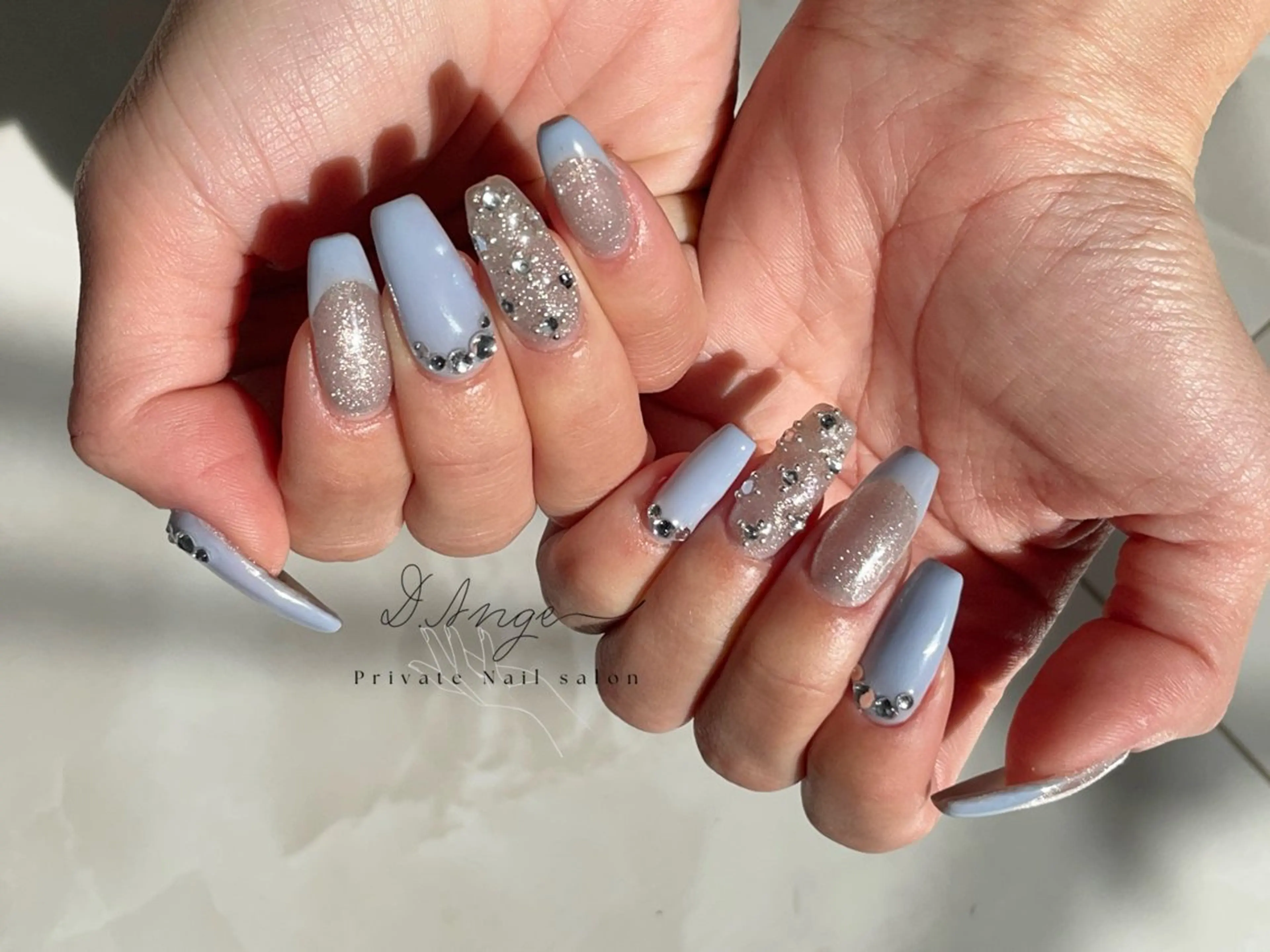 セミロング ハンドネイル D.Ange Nail Salon所属・D.Ange Nailのネイルデザイン