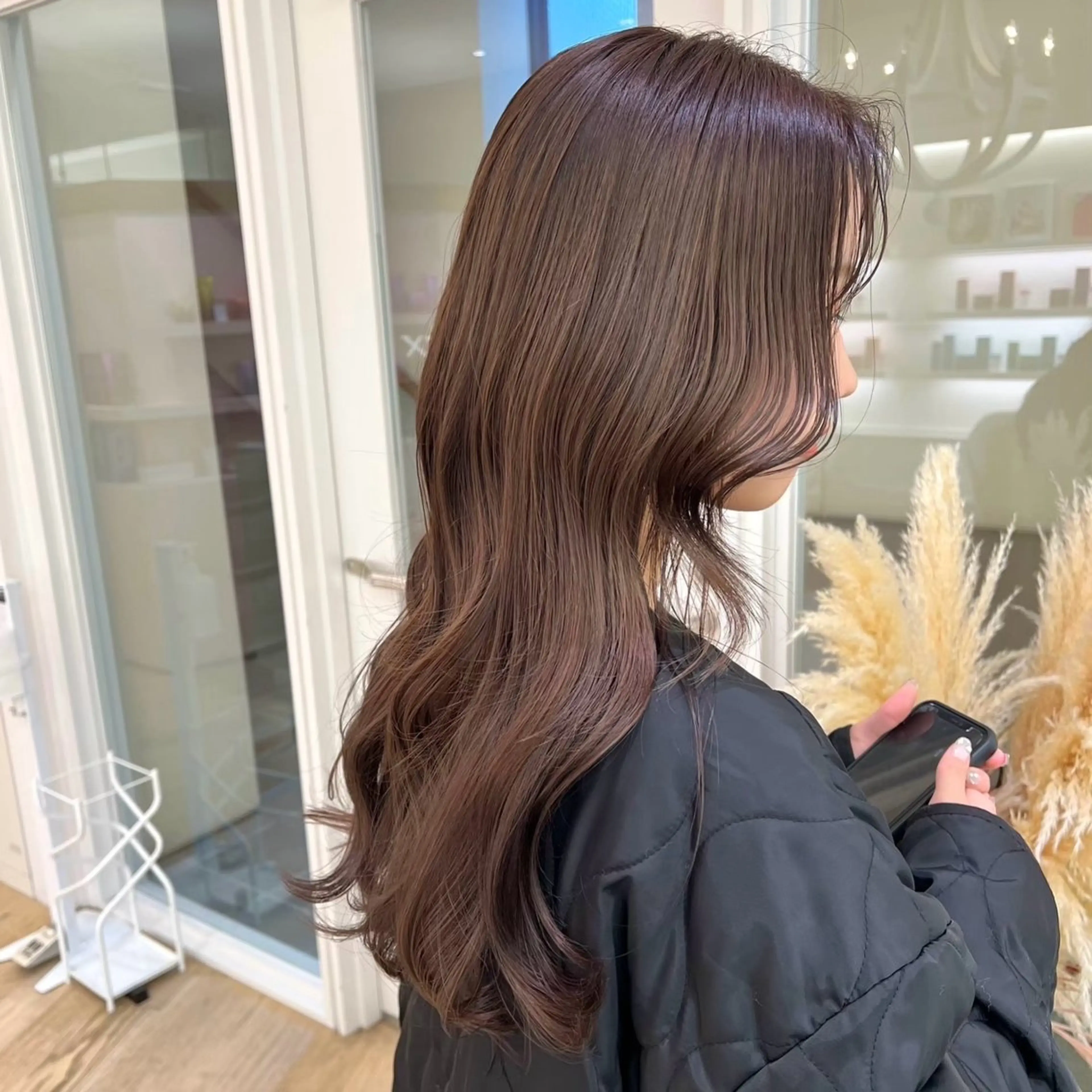 ロング カラー ヘアカラー ParveMix 🩶🫧入江 香名のヘアスタイル