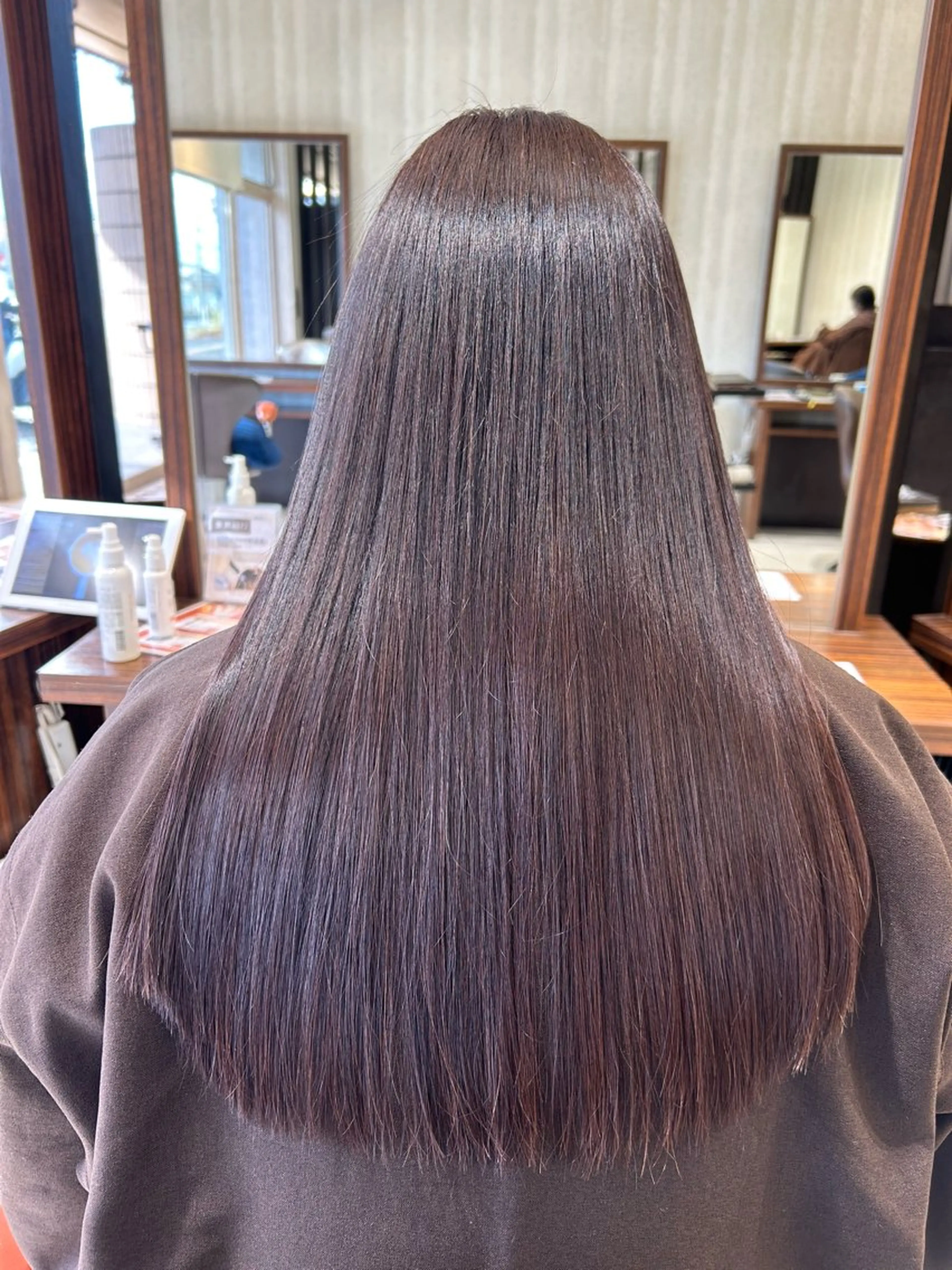 ロング 縮毛矯正専門家 大桃史朗のヘアスタイル