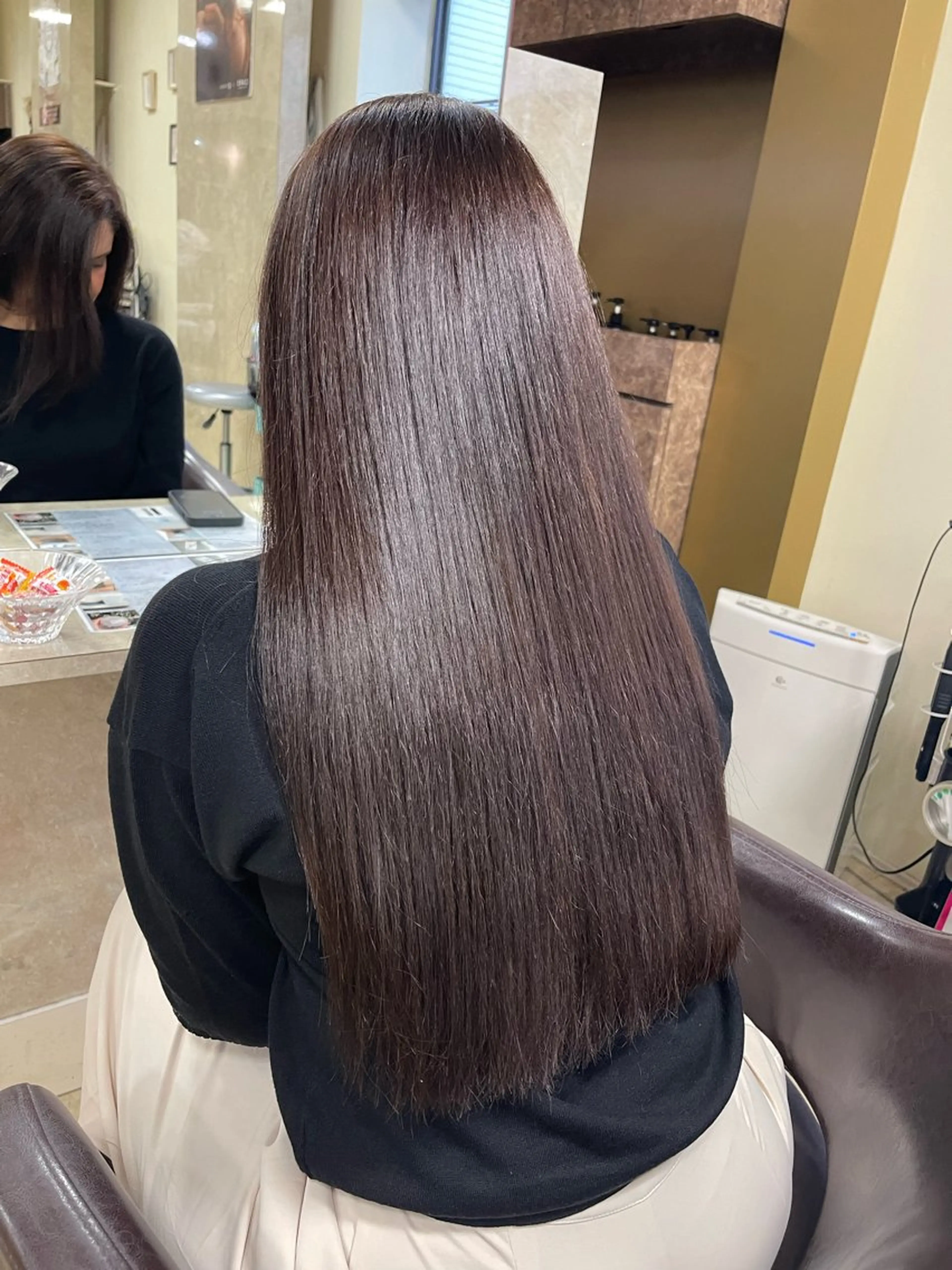 ロング 縮毛矯正 CARE SHINSAIBASHI所属・縮毛・酸性ストレート モデル募集のヘアスタイル