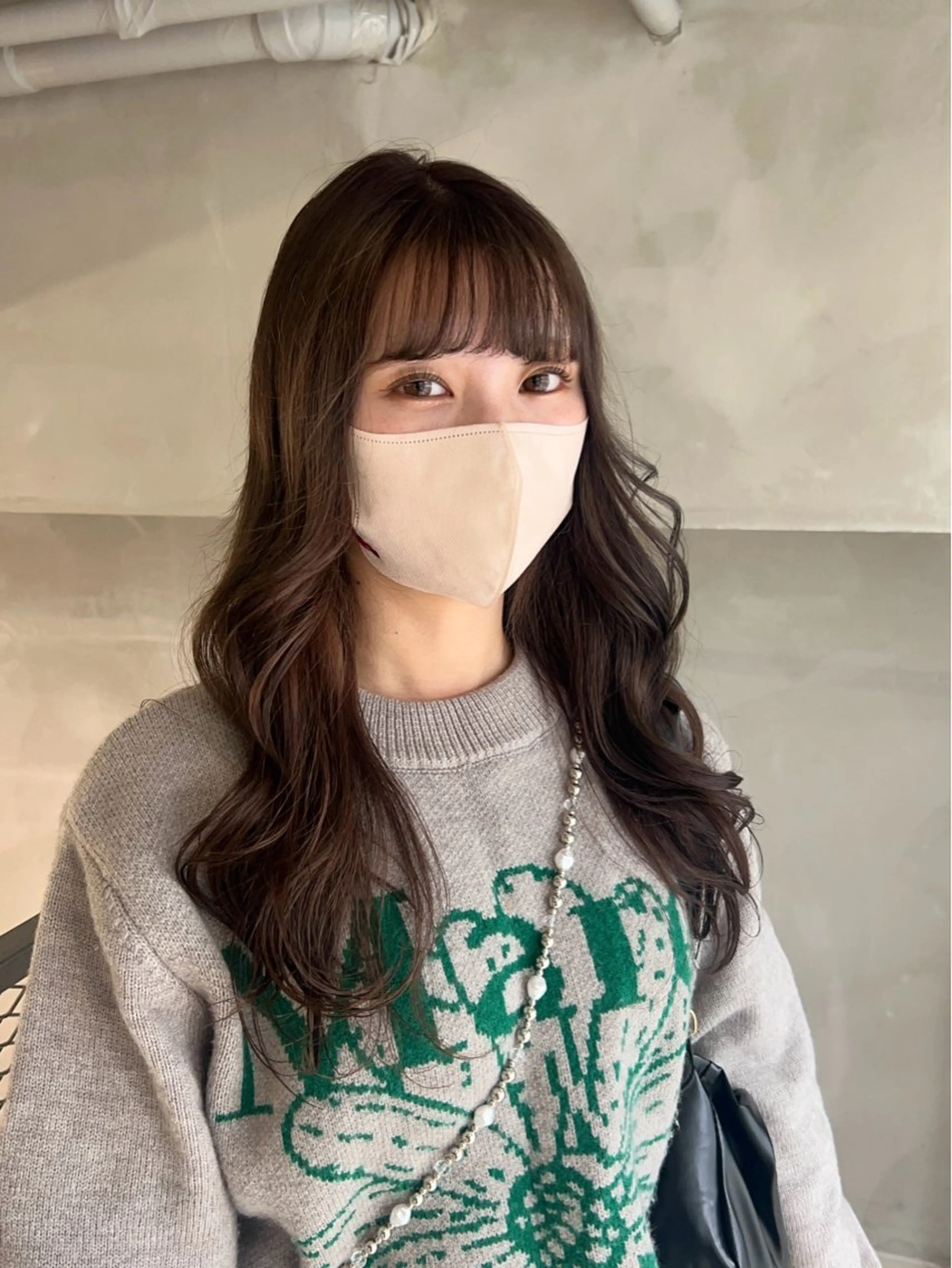 カラー グレージュ オリーブグレージュ オリーブグレー ヘアカラー ハイトーン/くすみ カラー seina★のヘアスタイル