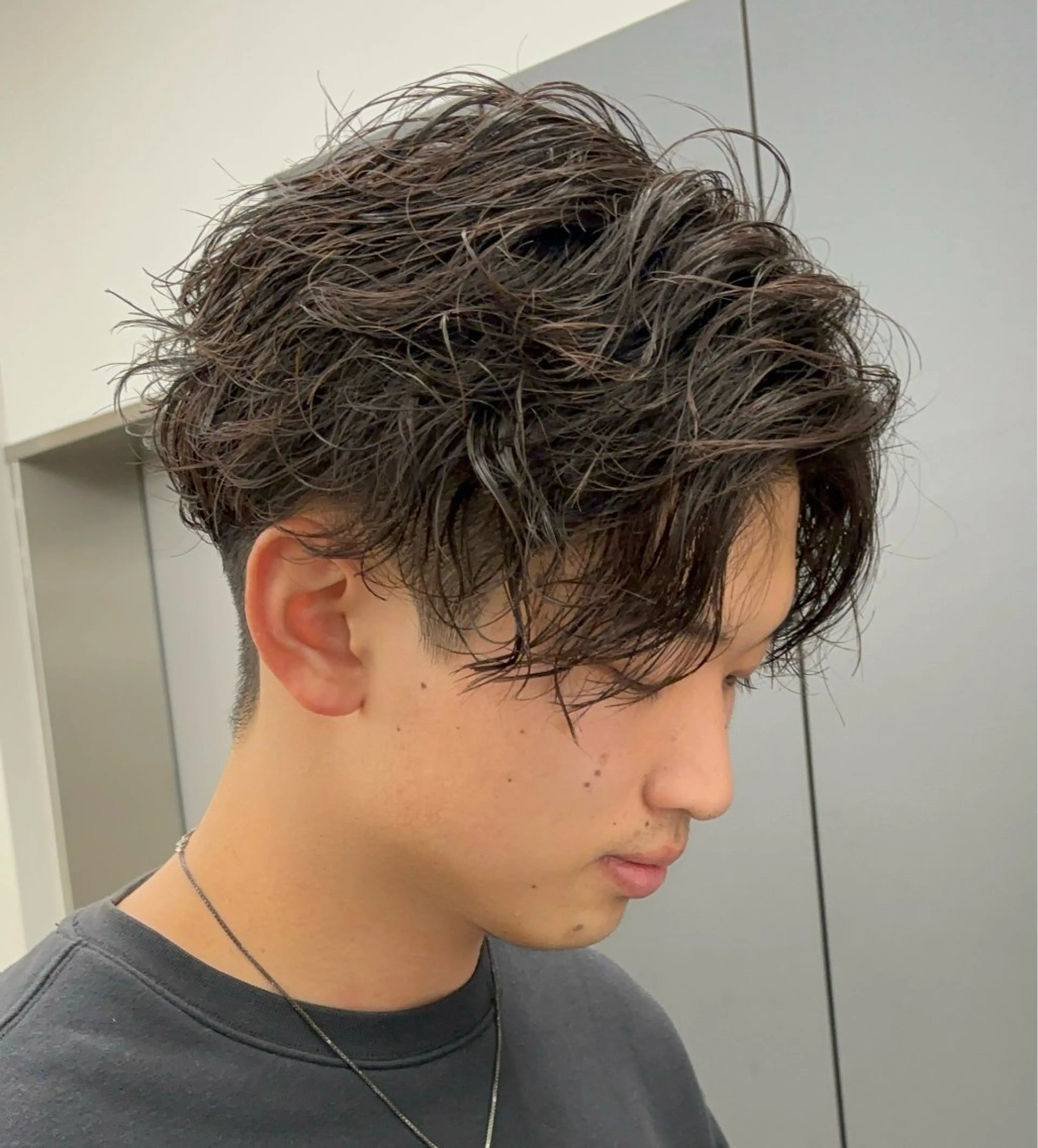 メンズカット+スパイラルパーマ+トリートメントの写真