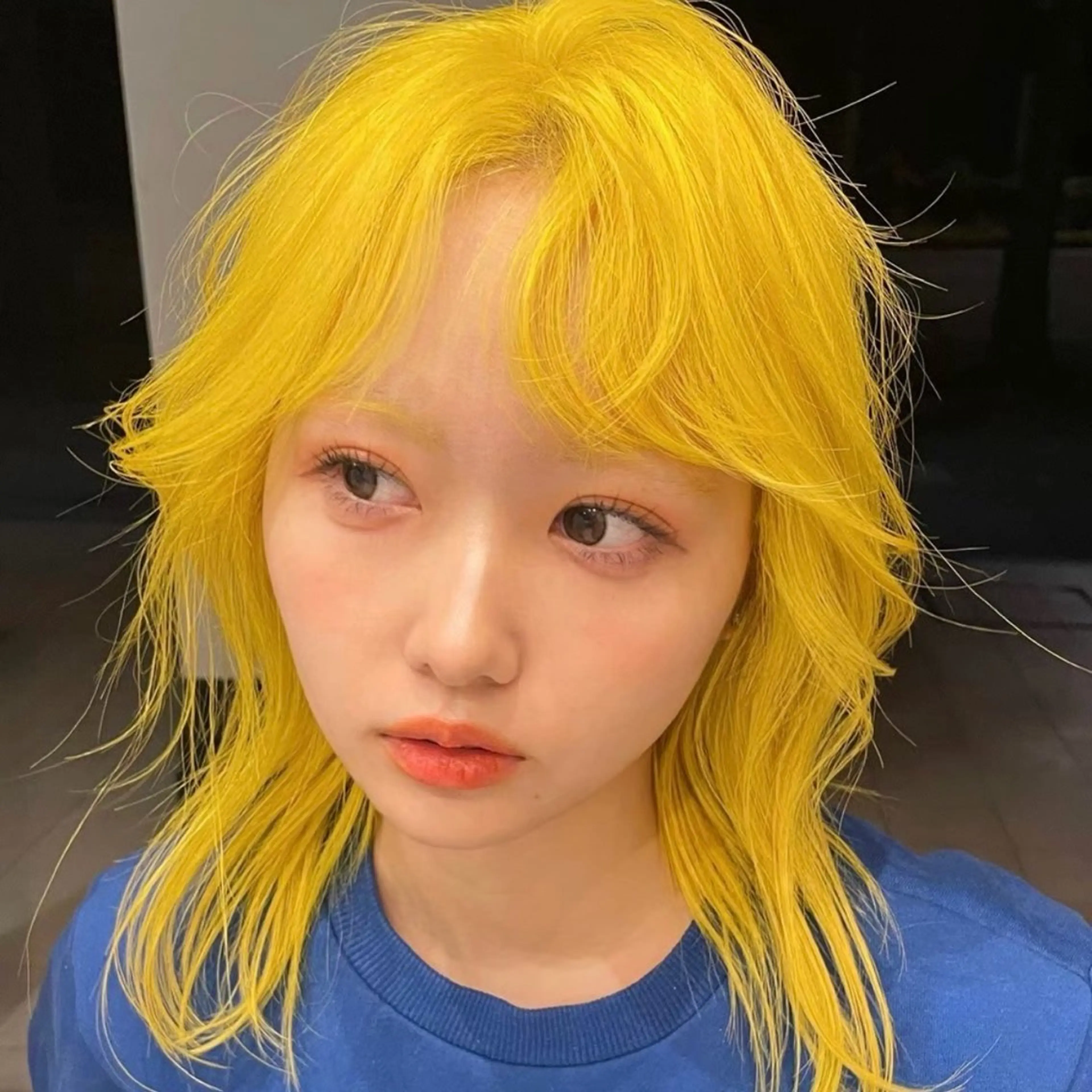 セミロング カラー ヘアカラー ハイトーン/複雑履歴 名古屋/FUTOのヘアスタイル