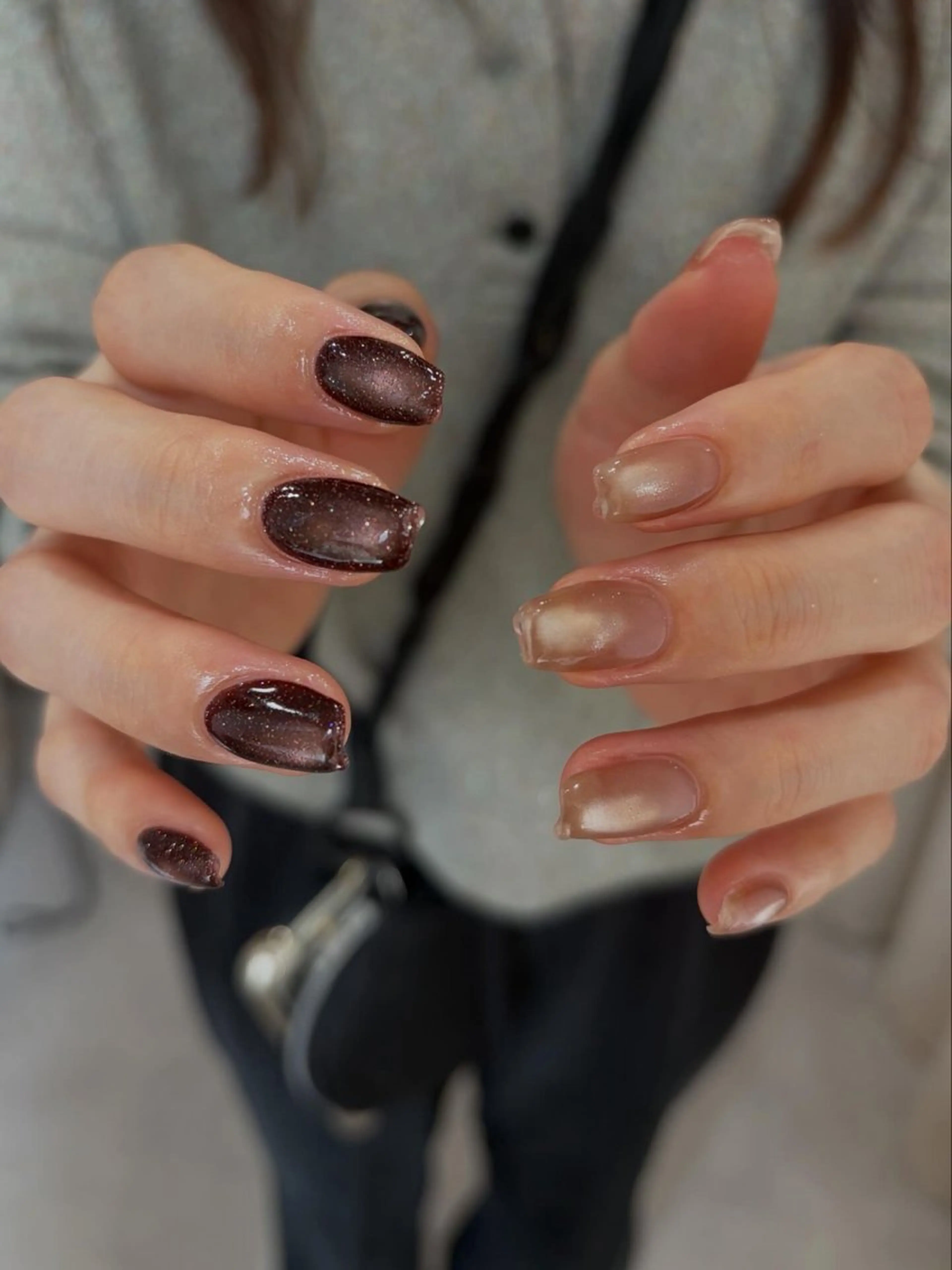 ネイル マグネットネイル ハンドネイル NINE_ SAKIのネイルデザイン