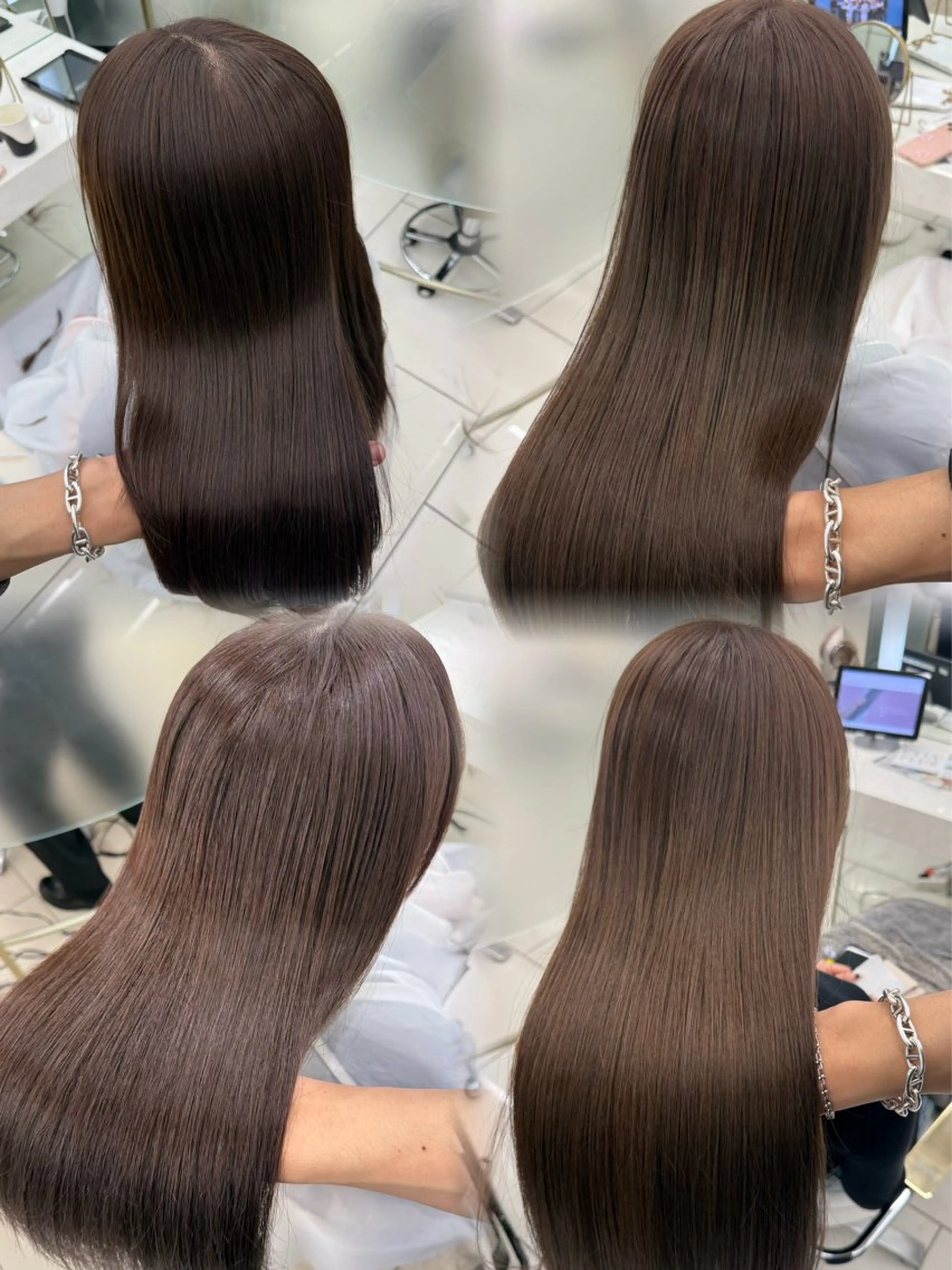 ロング ヘアカラー 濱田 剛志のヘアスタイル