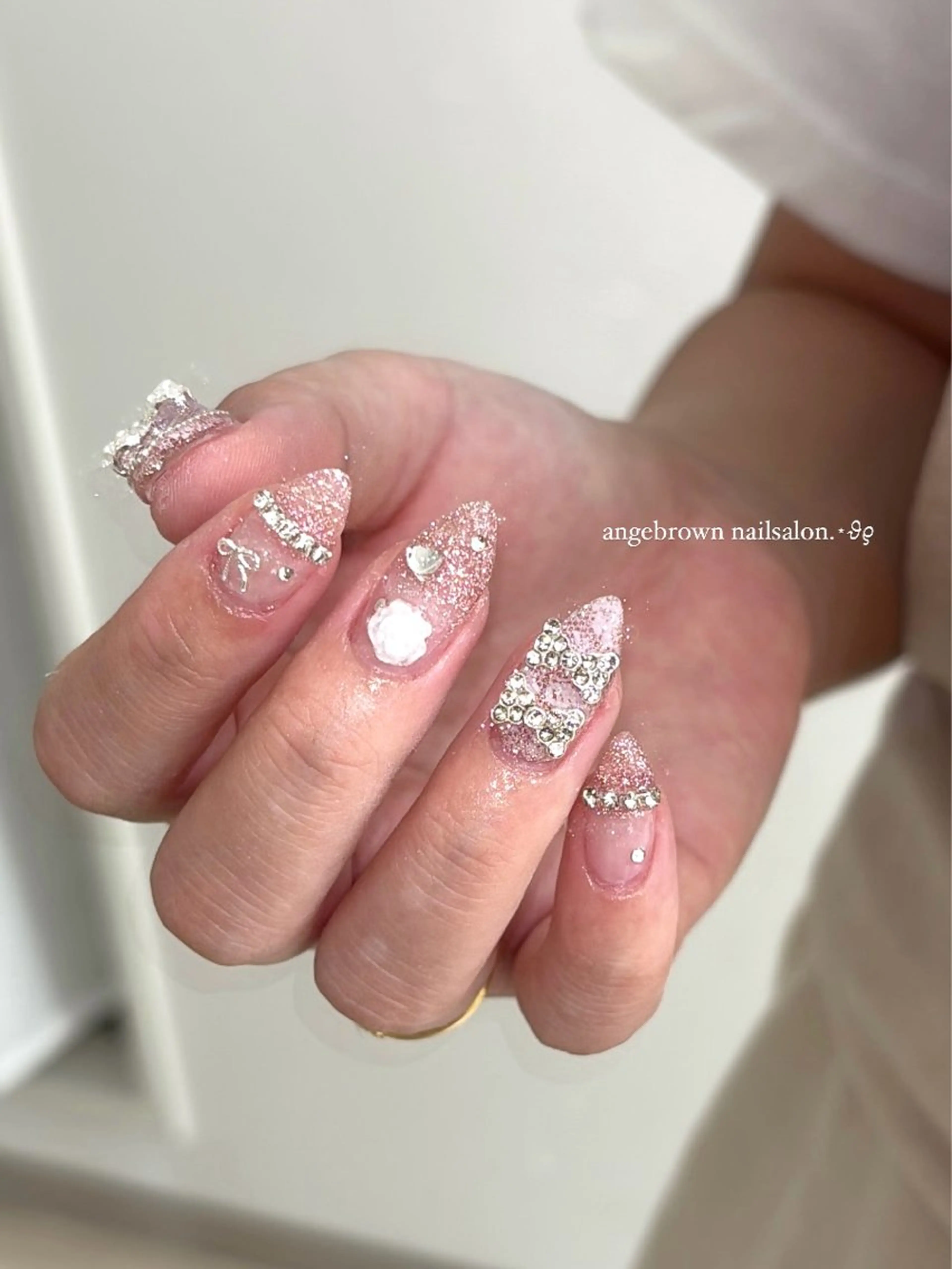 ネイル ハンドネイル ange brownのネイルデザイン