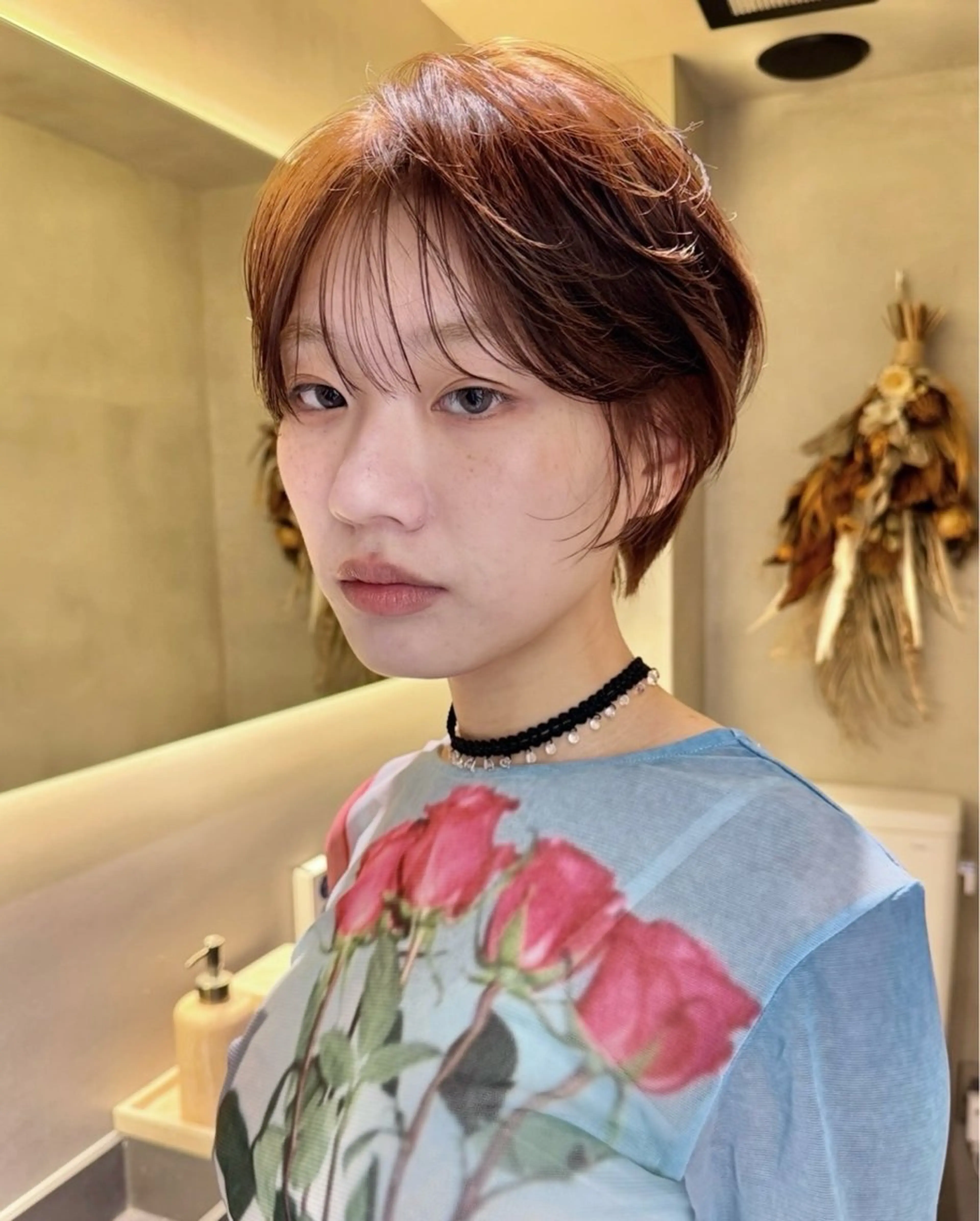 ショート カラー パーマ ショートボブ 丸みショート ボブ 似合わせカット ショートヘア カット パーマ トリートメント 原宿ショート/ボブ/ パーマ🪷Akinaのヘアスタイル