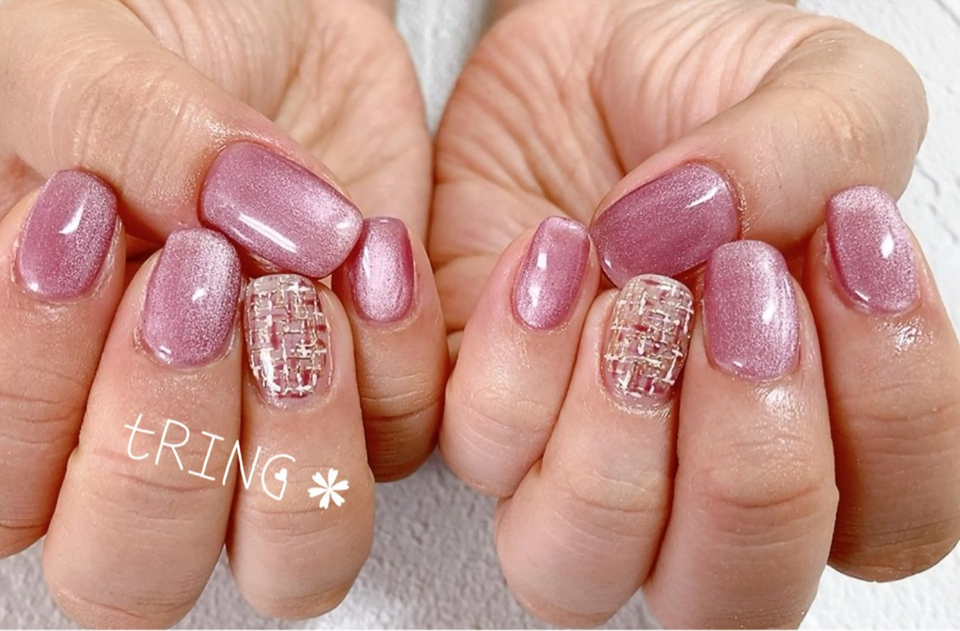 ネイル ハンドネイル tRING＊ しいの木台のネイルデザイン