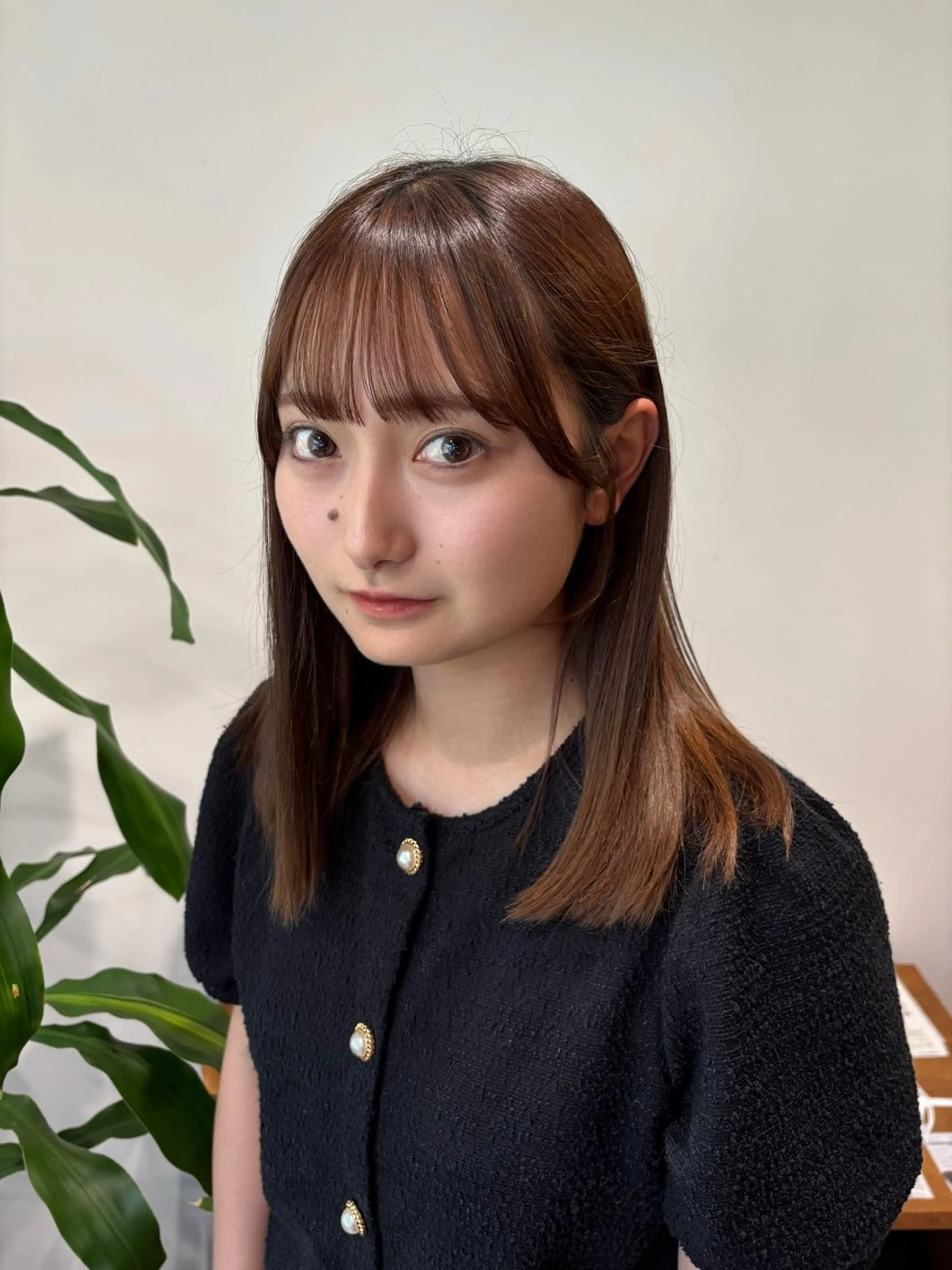 ミディアム 梅田美容室/カット /Maoのヘアスタイル