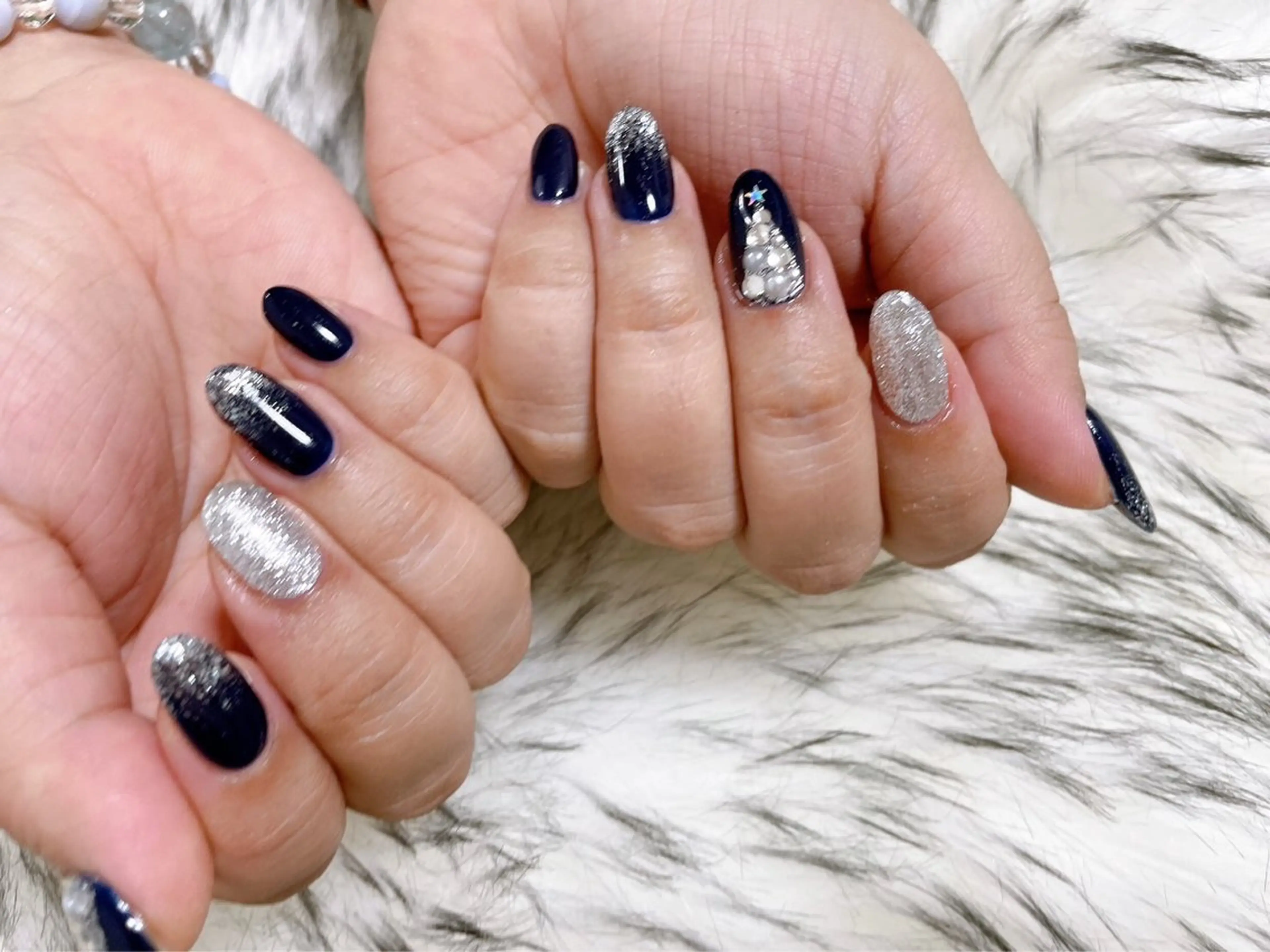 ネイル オーロラネイル フットネイル フレンチネイル ジェルネイル 韓国ネイル kiki nail 二子玉川のネイルデザイン