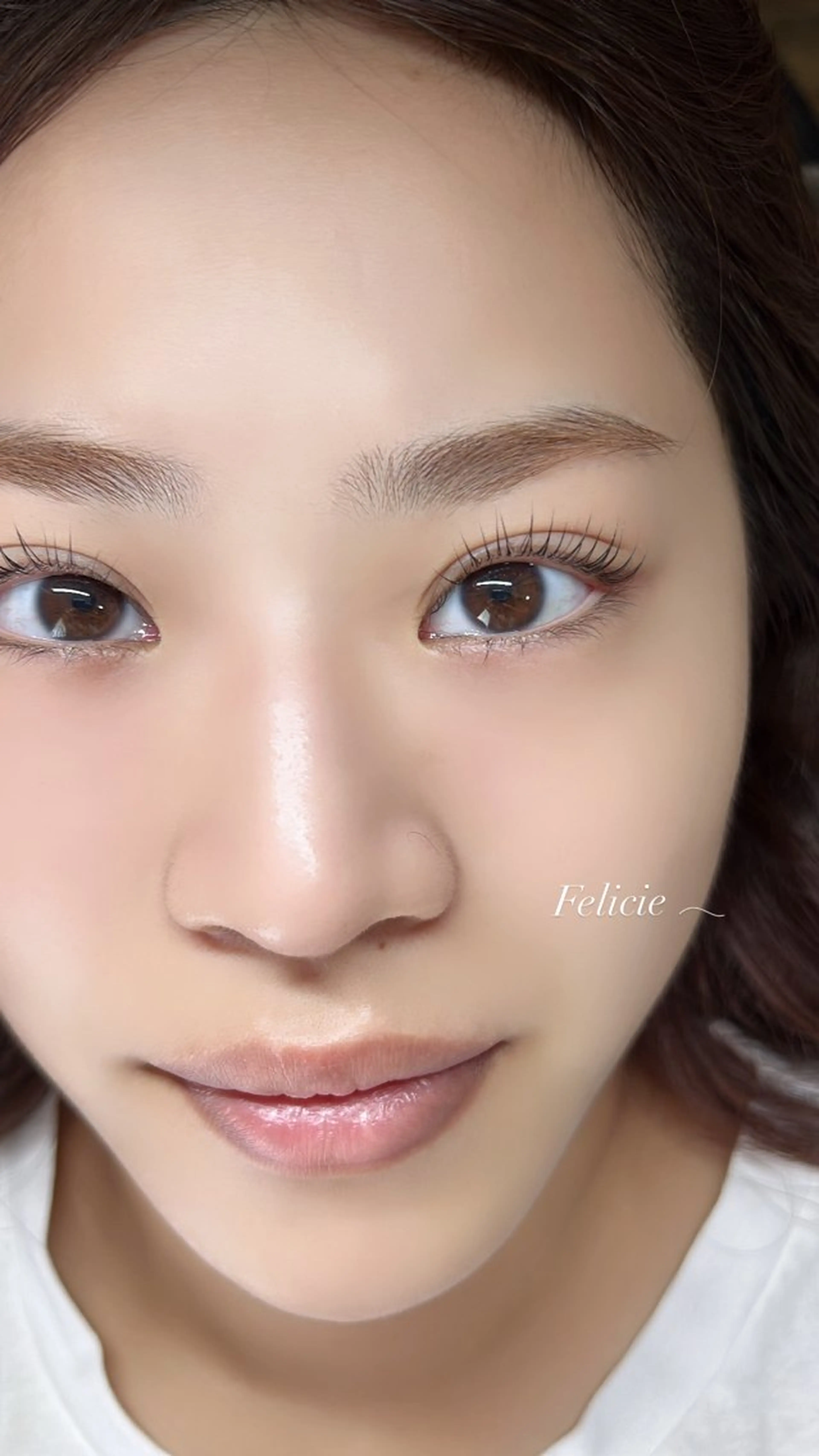 マツエク・マツパ パリジェンヌラッシュリフト マツパ Felicie＊ Sayakaのマツエク・マツパデザイン