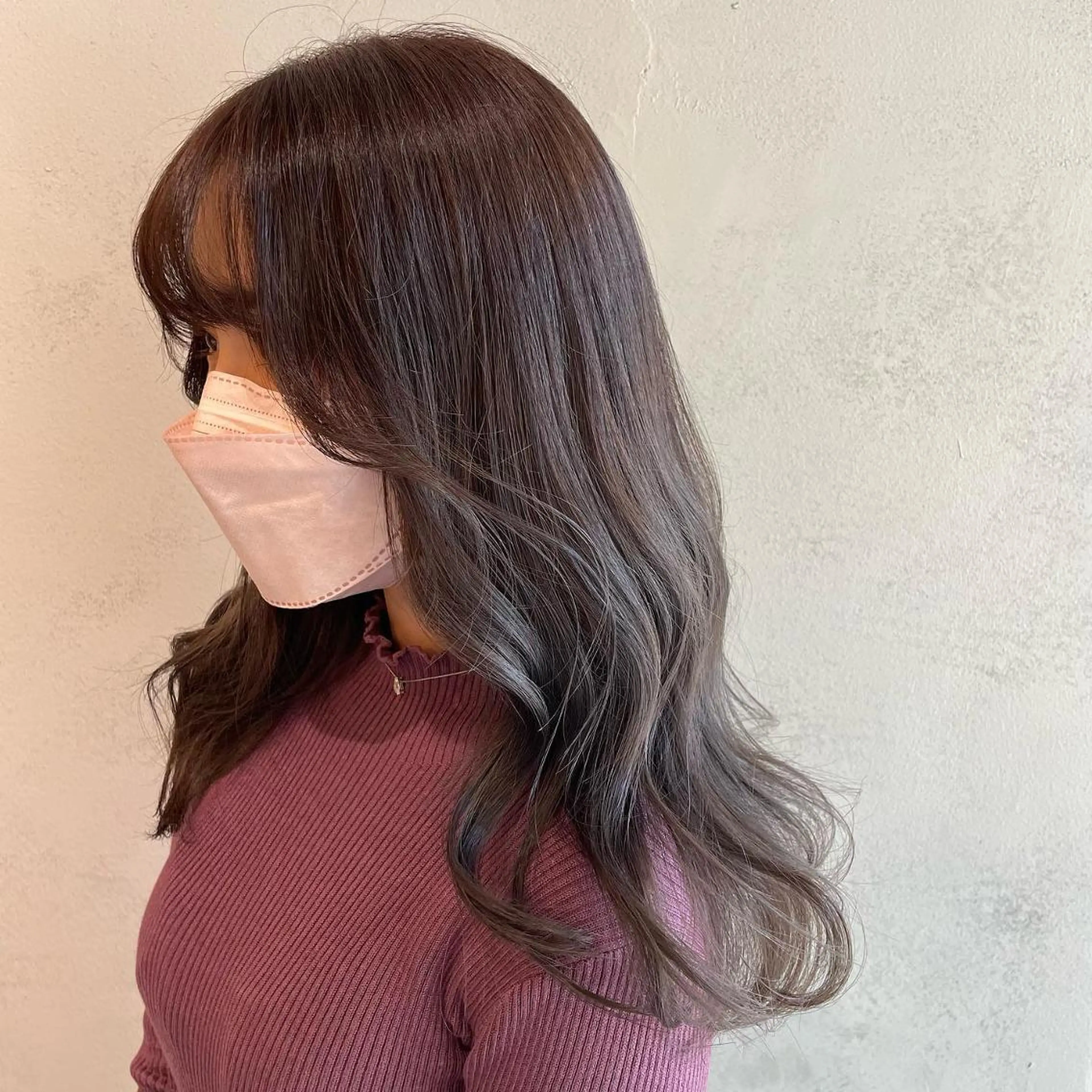 カラー ヘアアレンジ ブリーチ 透明感カラー ブリーチなしカラー 𝙢𝙞𝙮𝙪🎀 girly hairのヘアスタイル