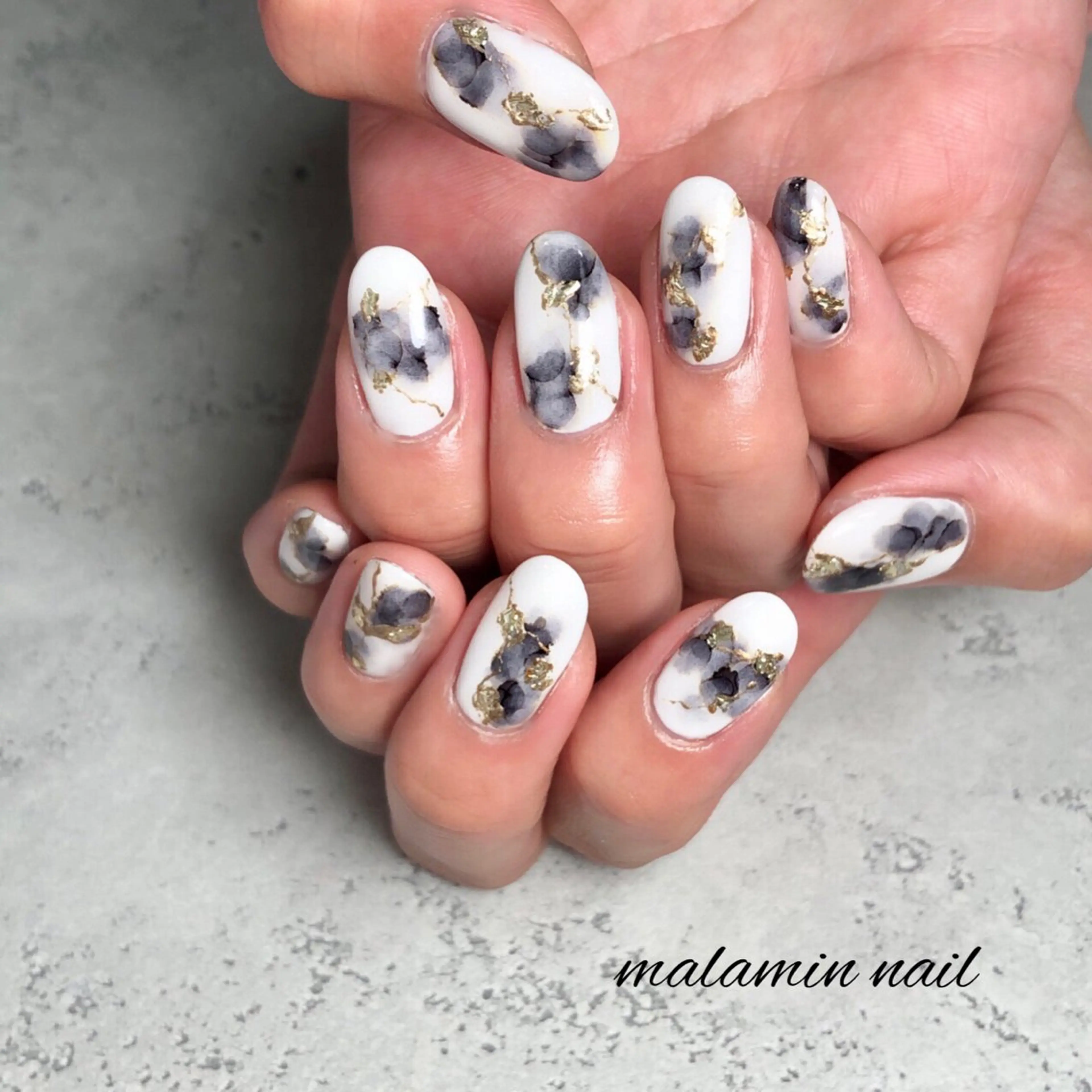 ネイル 持ち込み Nemoto Mariのネイルデザイン