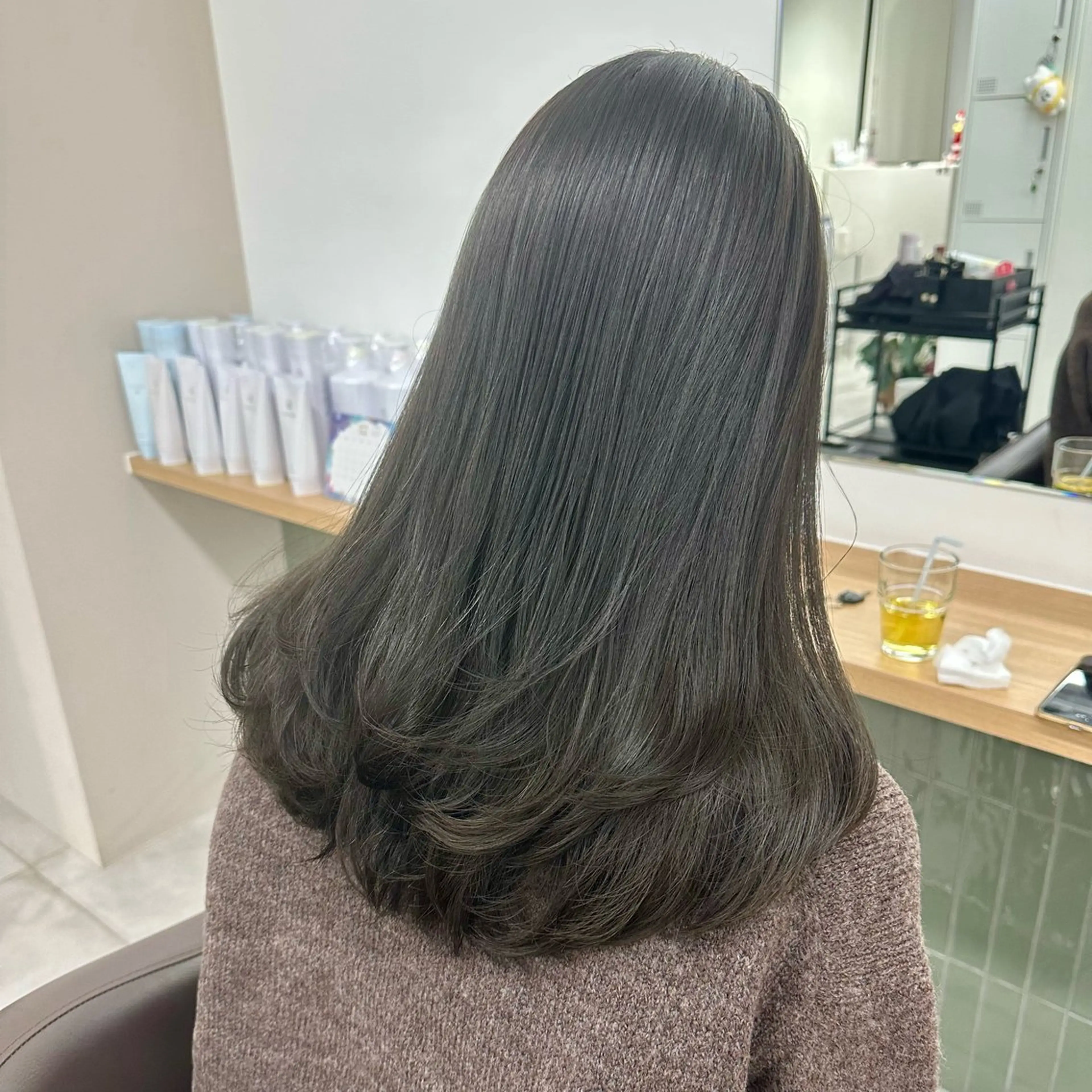 ロング カラー カット ヘアカラー トリートメント ブリーチなし/レイヤ ー特化🌈Tommyのヘアスタイル