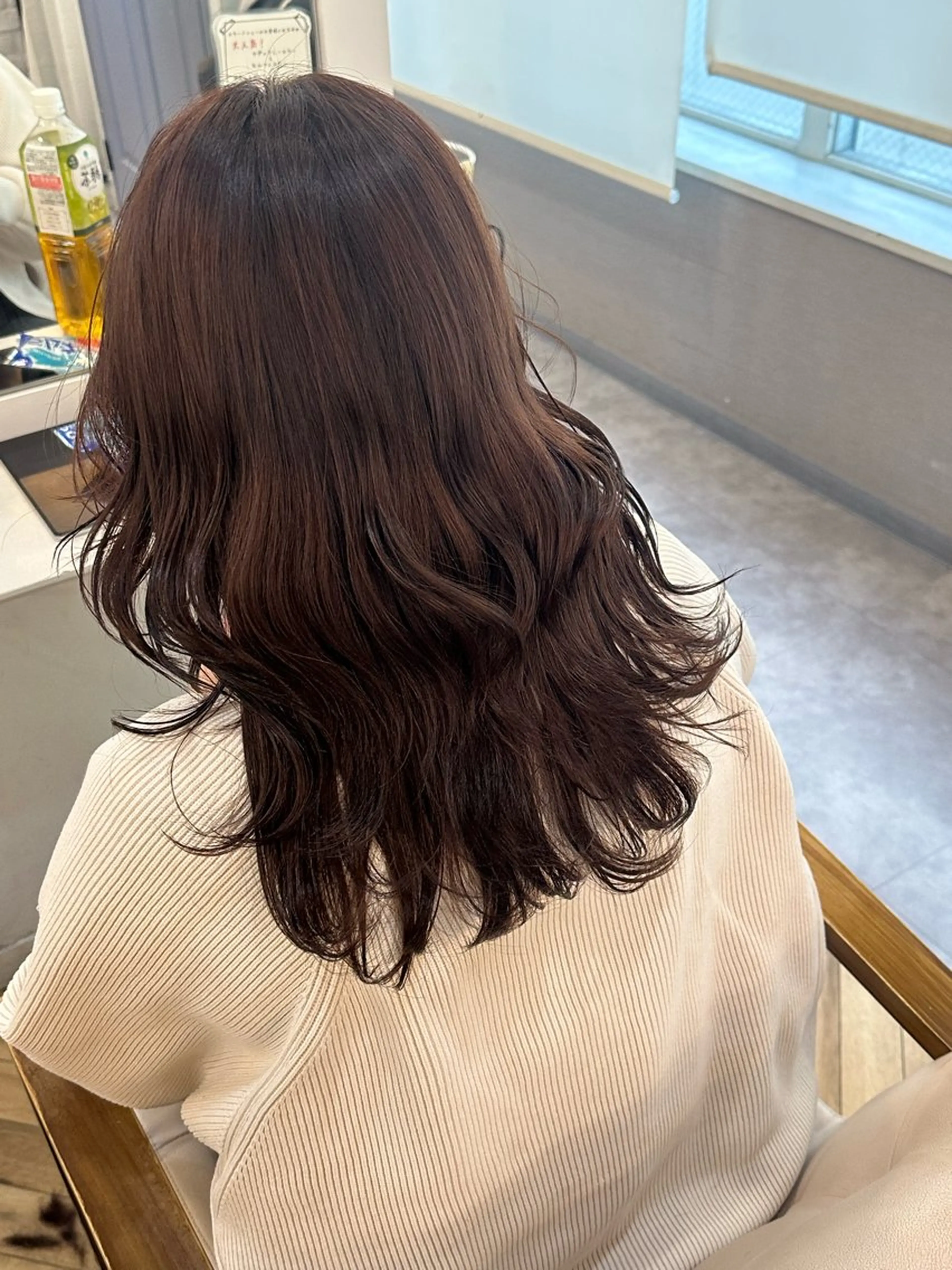 ロング カラー ブラウンカラー カット ヘアカラー トリートメント 🩵透明感/高発色 /難波/北原佑記🌸のヘアスタイル