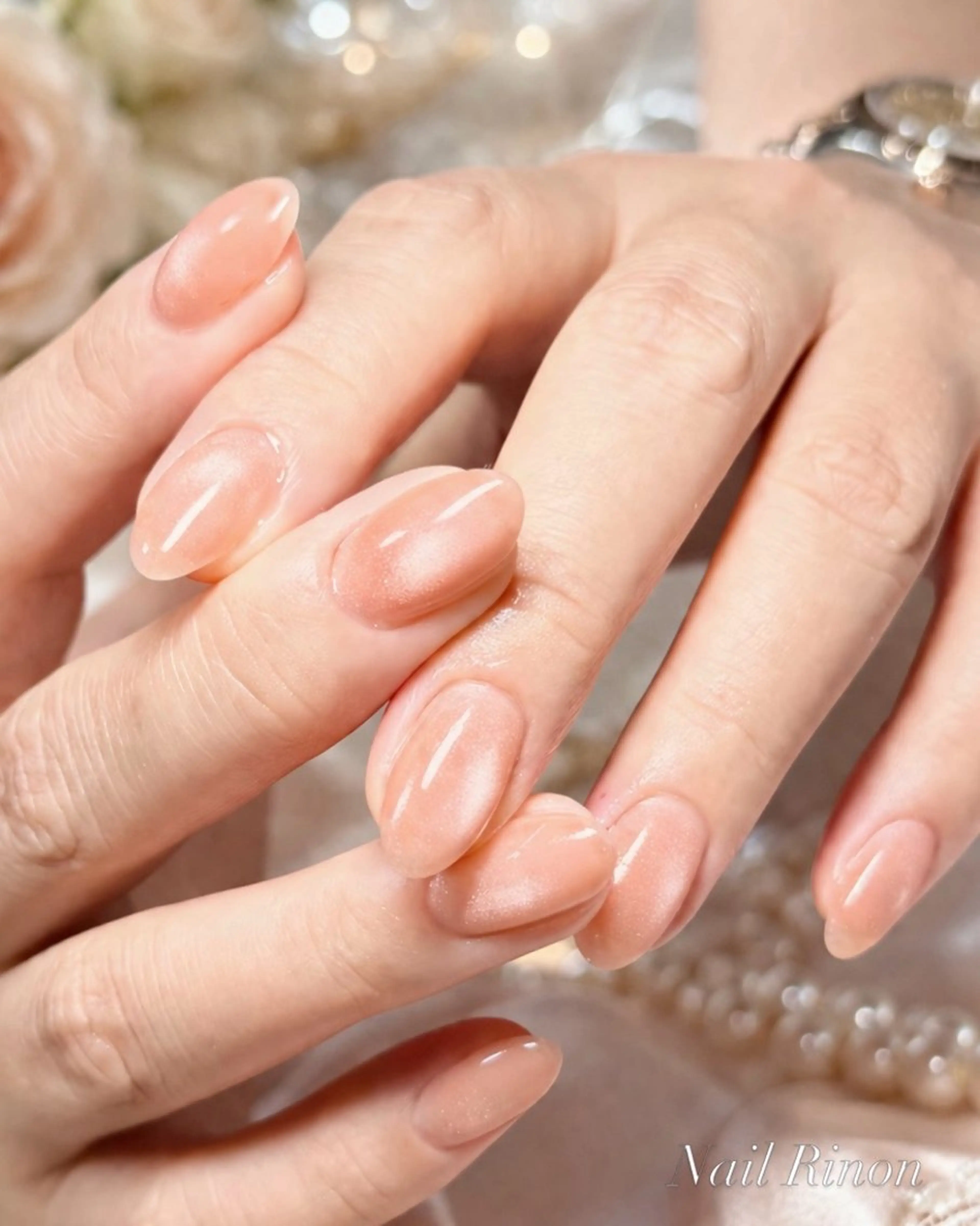 ネイル マグネットネイル ハンドネイル Nail Rinonのネイルデザイン