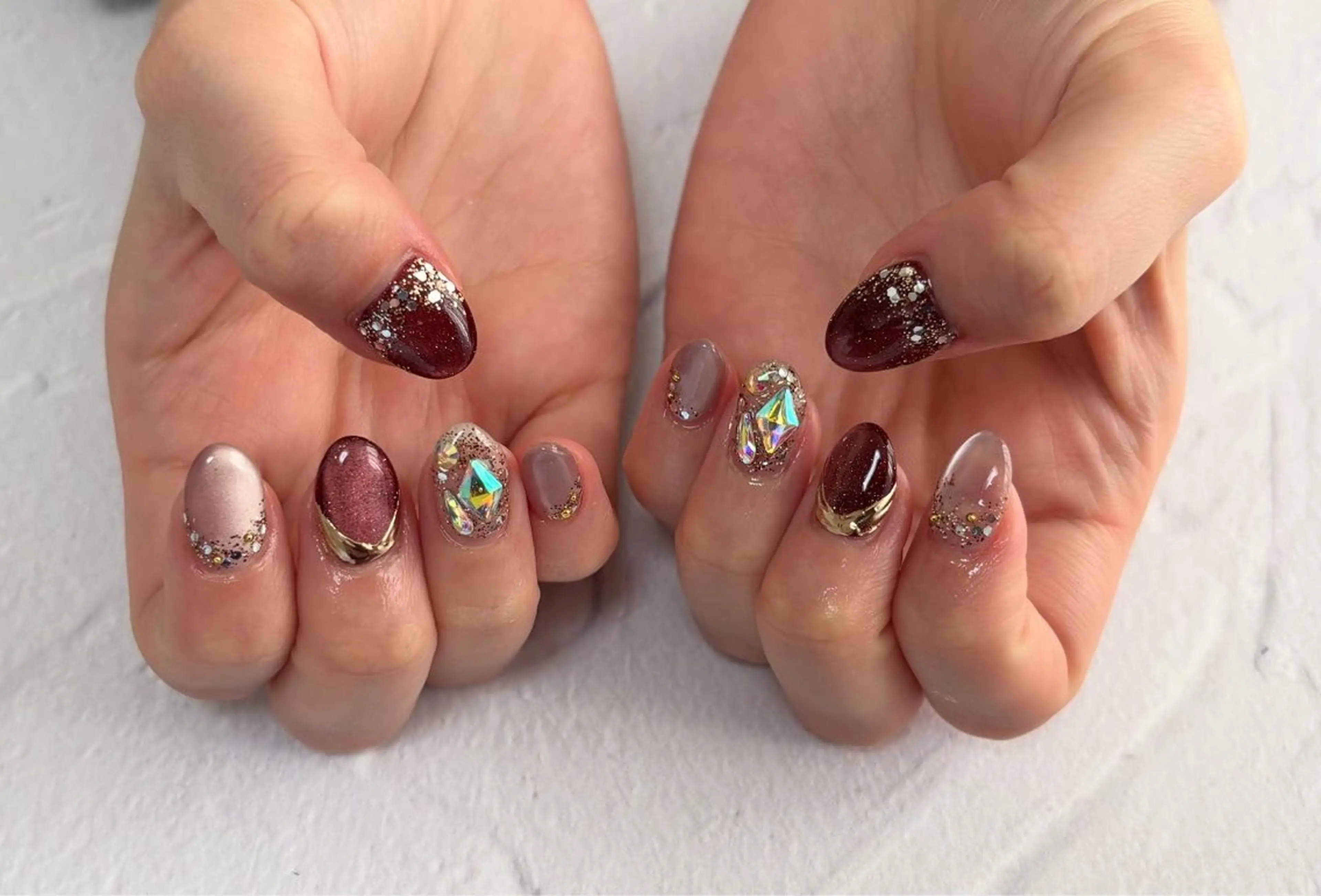 ネイル 愛川町 あんすりうむのネイルデザイン