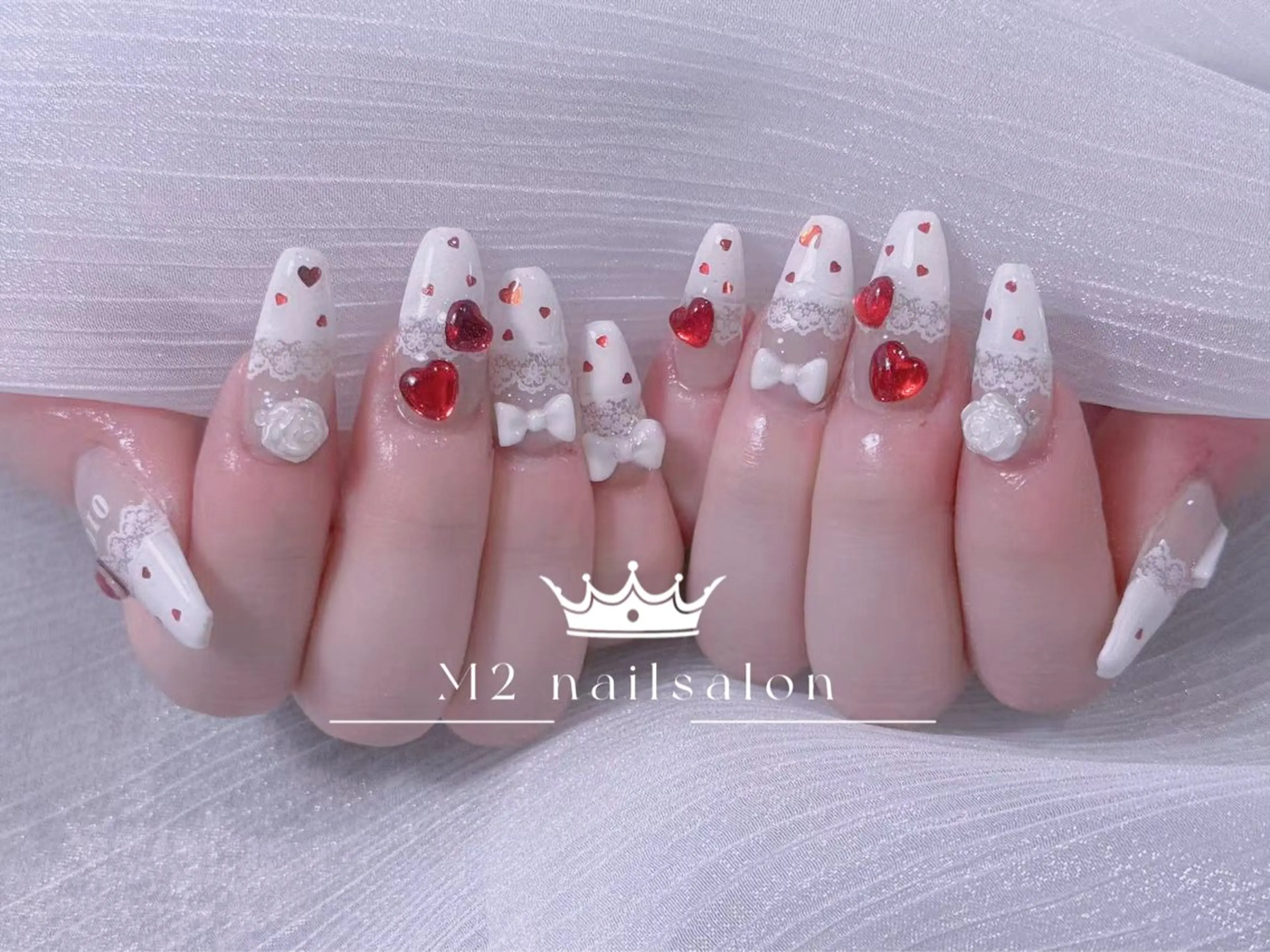 ネイル ハンドネイル 長さだし専門店 M2　rikaのネイルデザイン