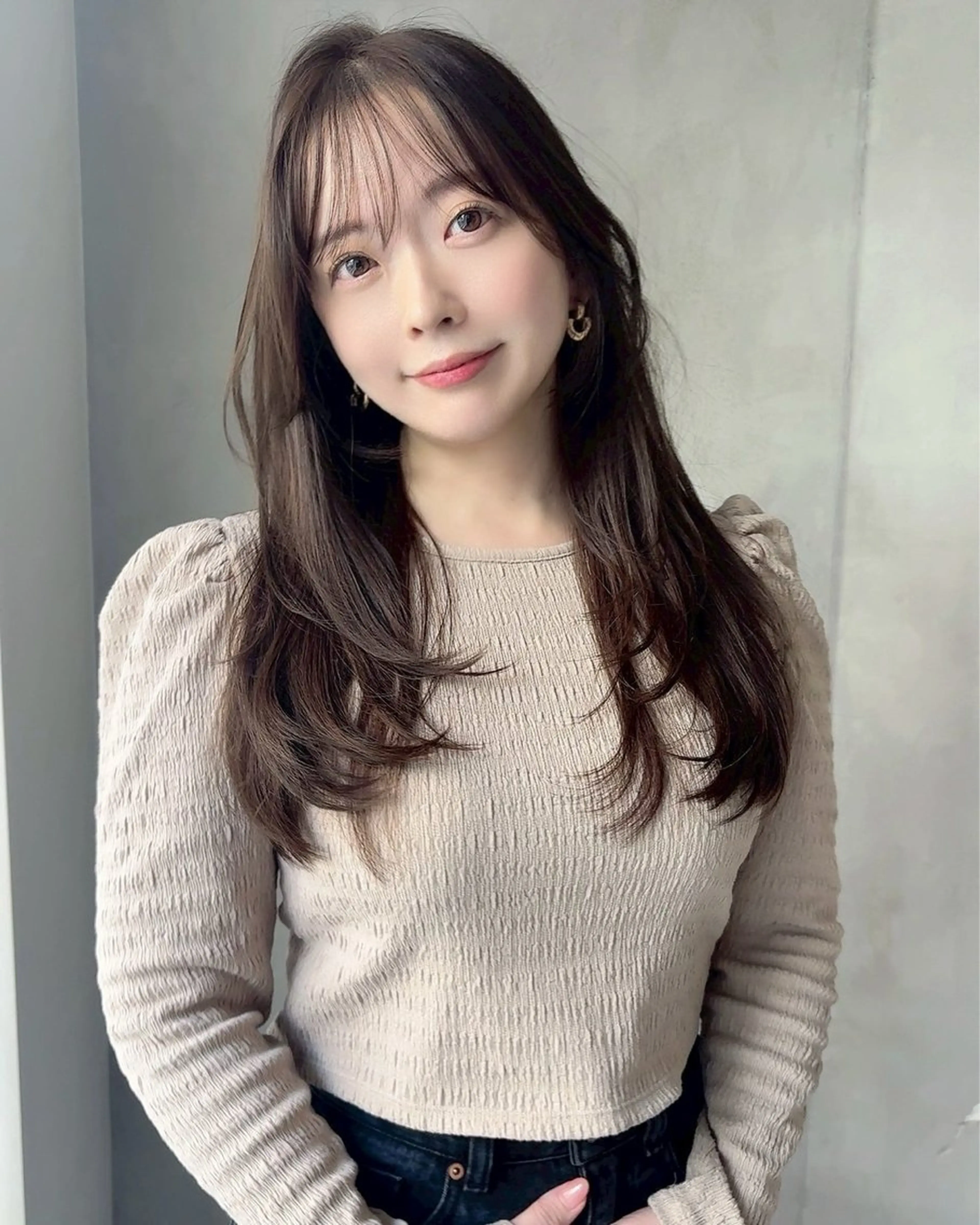 ロング 艶レイヤー🍊 加藤隆也のヘアスタイル