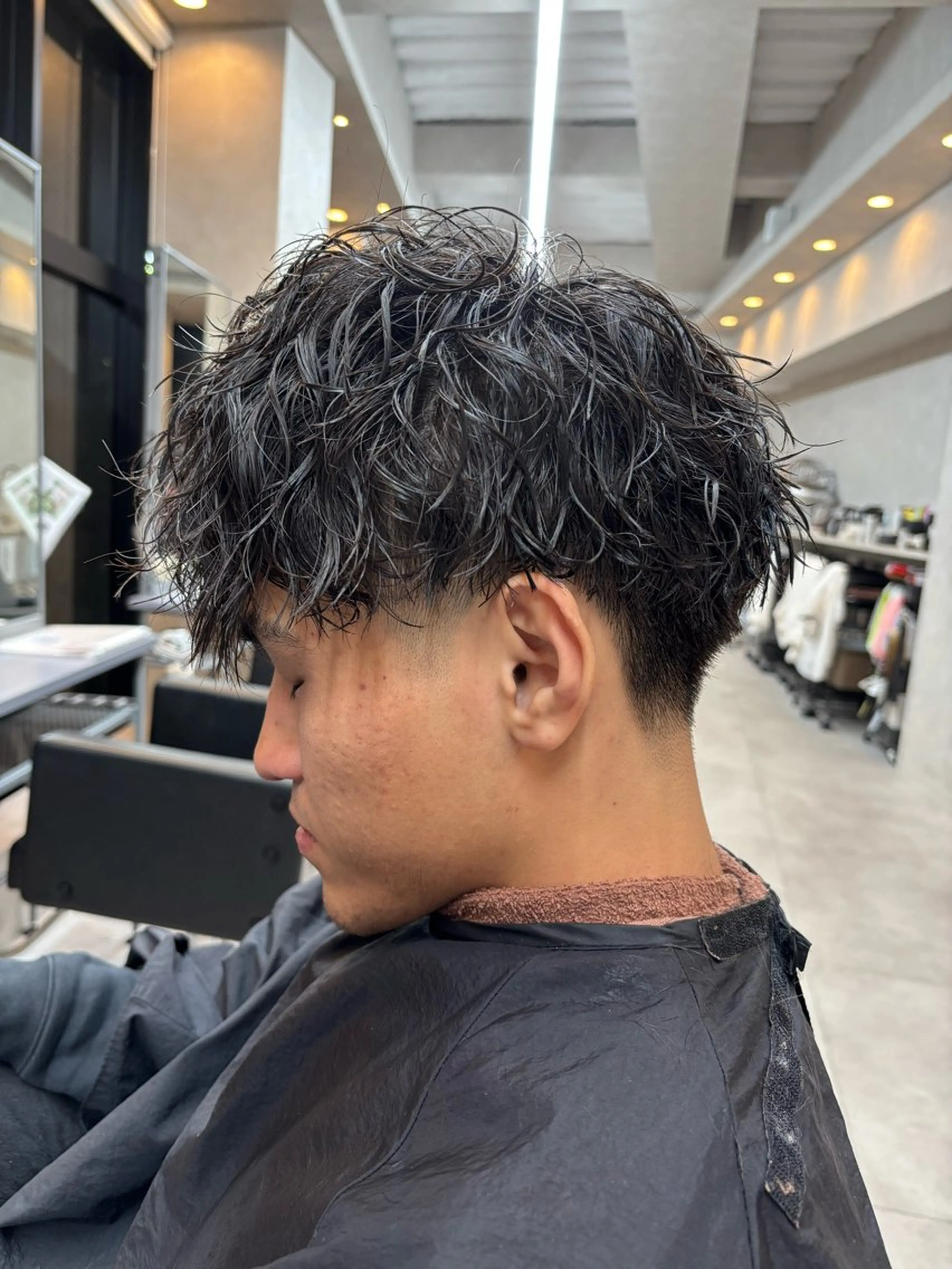 パーマ メンズ 澤田 大翔のヘアスタイル