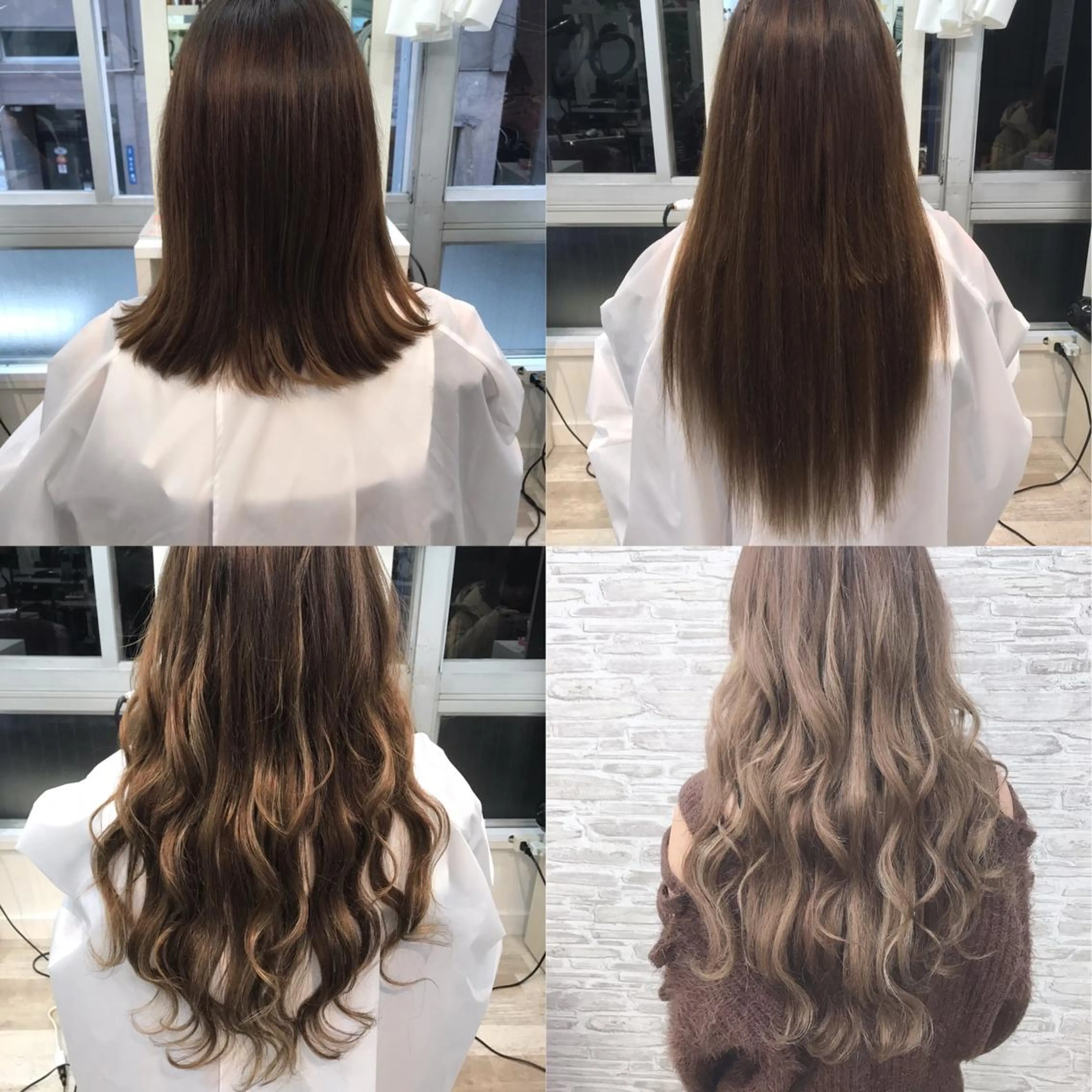 ☝️エクステが初めての方へ☝️カラー&エクステ《本数相談メニュー》の写真