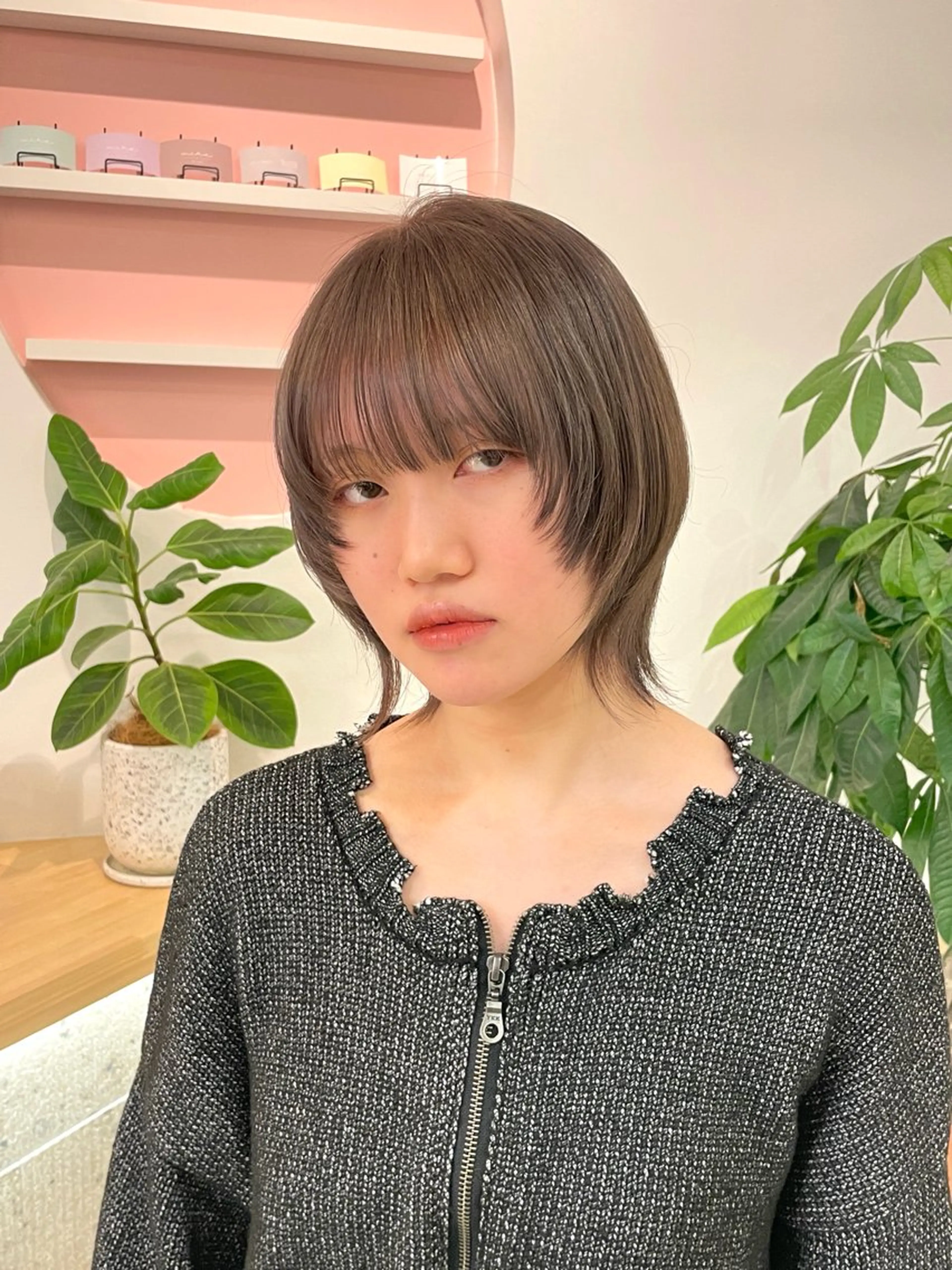 ミディアム カラー mire by Luca所属・Haruka /大宮美容室のヘアスタイル