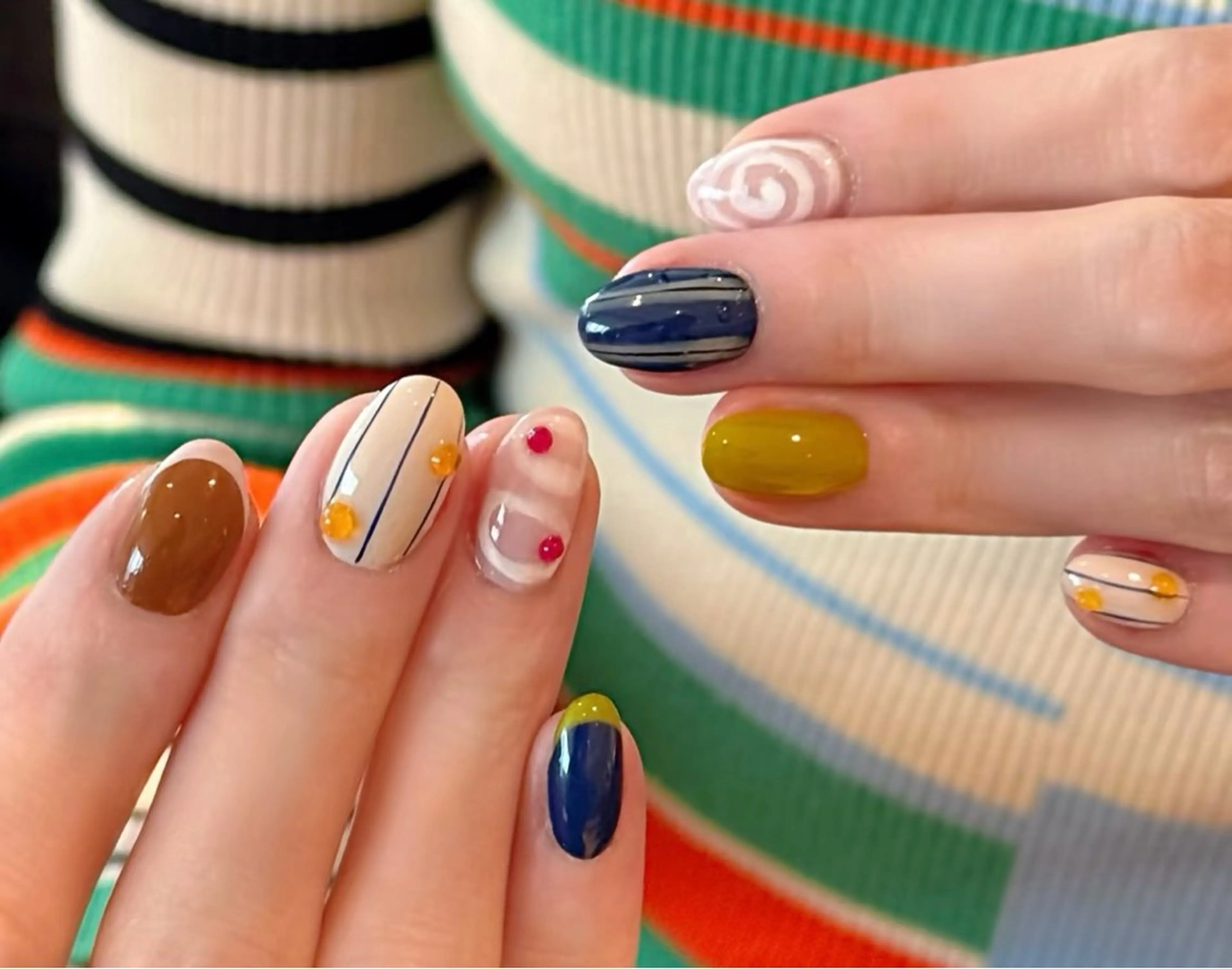 ネイル 春ネイル ハンドネイル Maylie Nail所属・キイ サロンのネイルデザイン