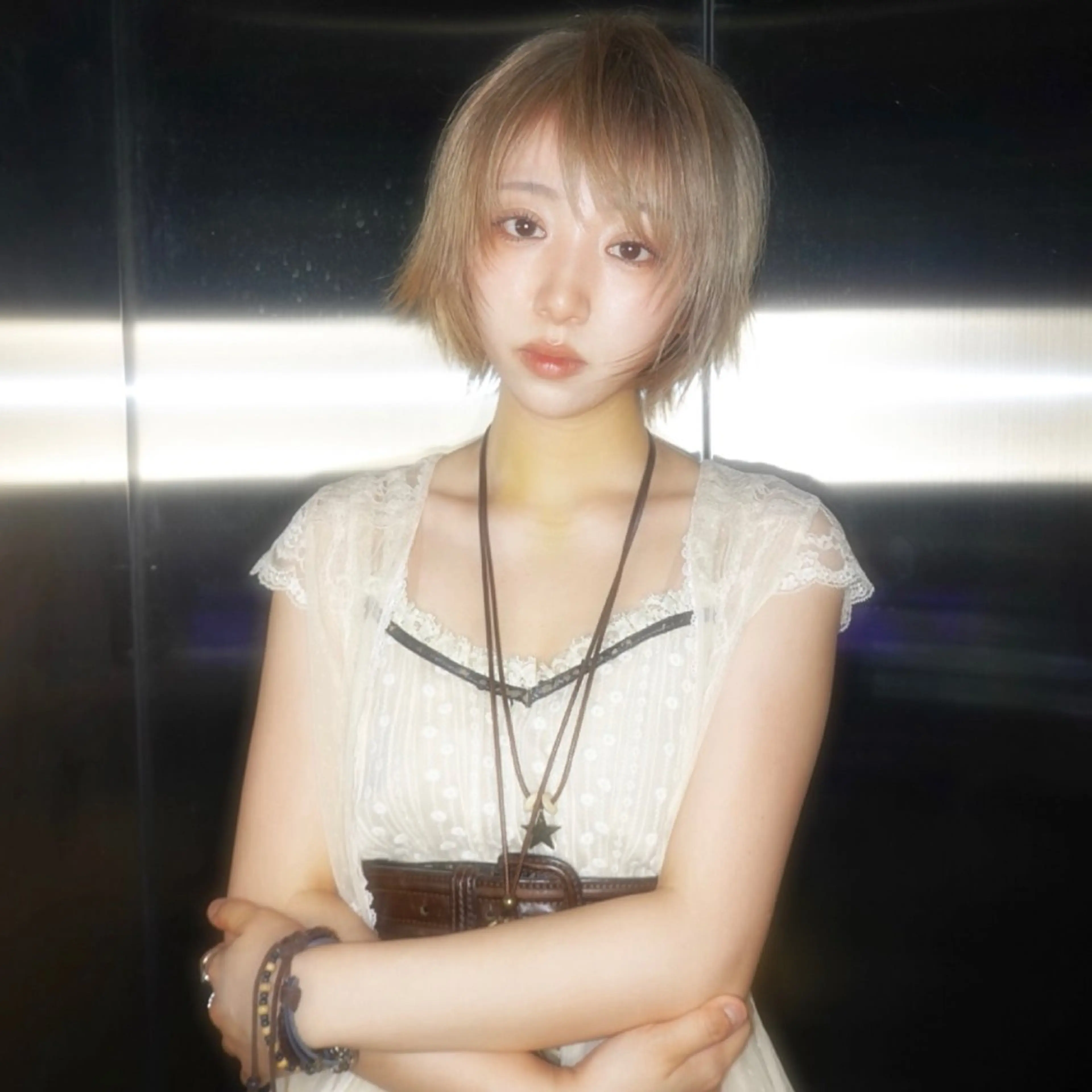 ショート カラー シャギー カット ヘアカラー bloc japon所属・ﾌﾞﾚｲｽﾞ˚✧₊⁎ ﾚｲﾔｰToriのヘアスタイル