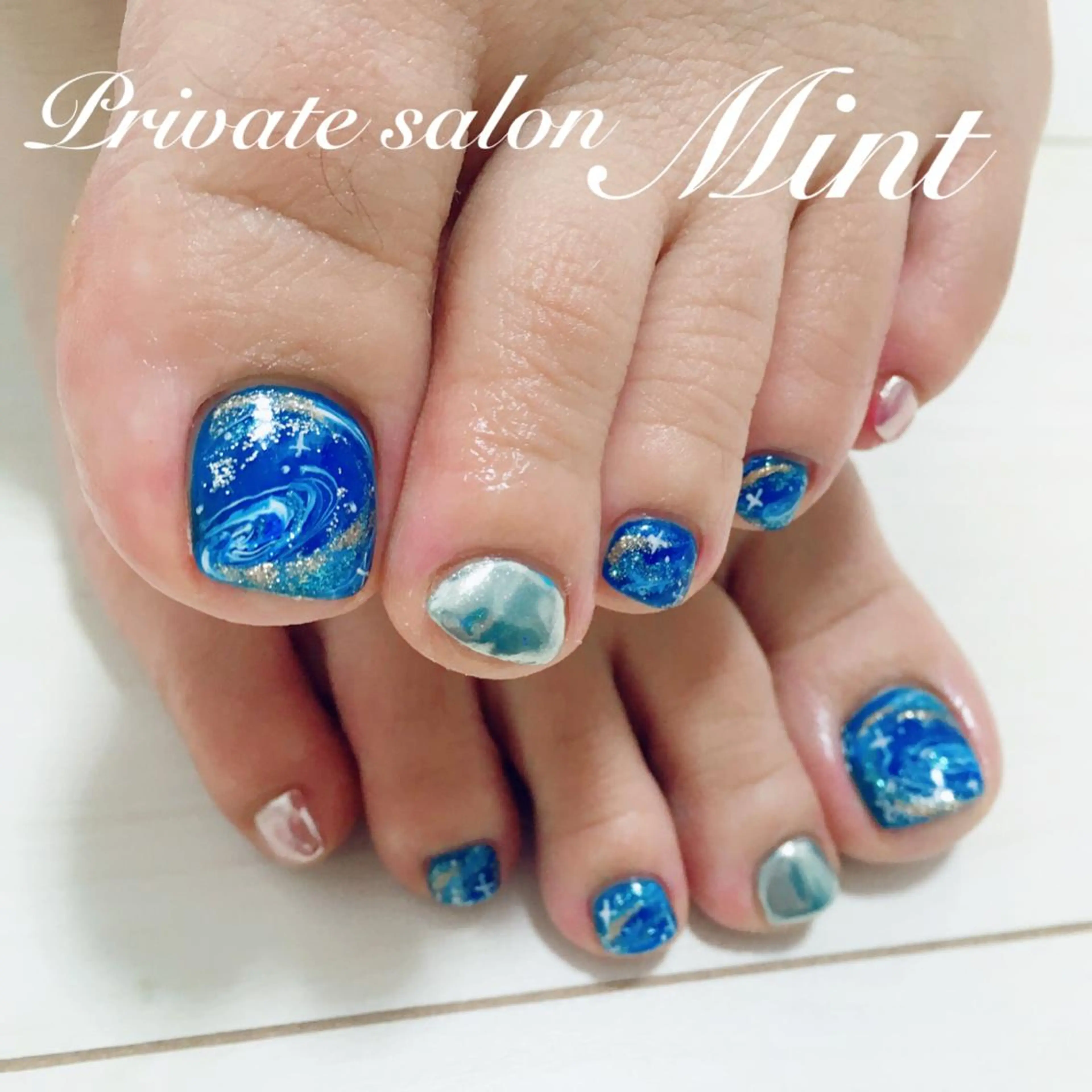 ネイル フットネイル Mint. nailのネイルデザイン