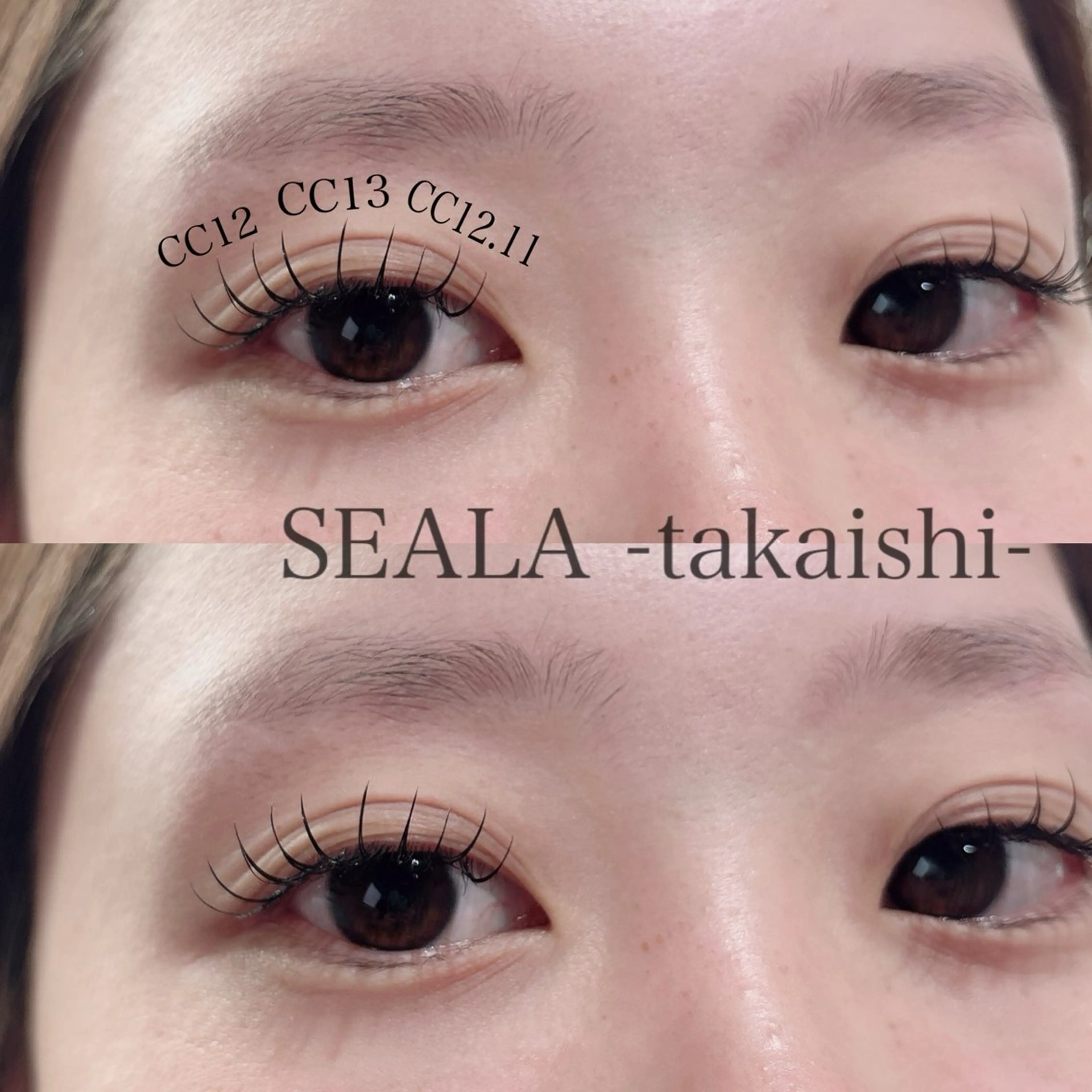 マツエク・マツパ バインドロック カラーマツエク フラットラッシュ パリジェンヌラッシュリフト まつげパーマ マツエク SEALA 高石店所属・SEALA 高石の眉毛・アイブロウイメージ