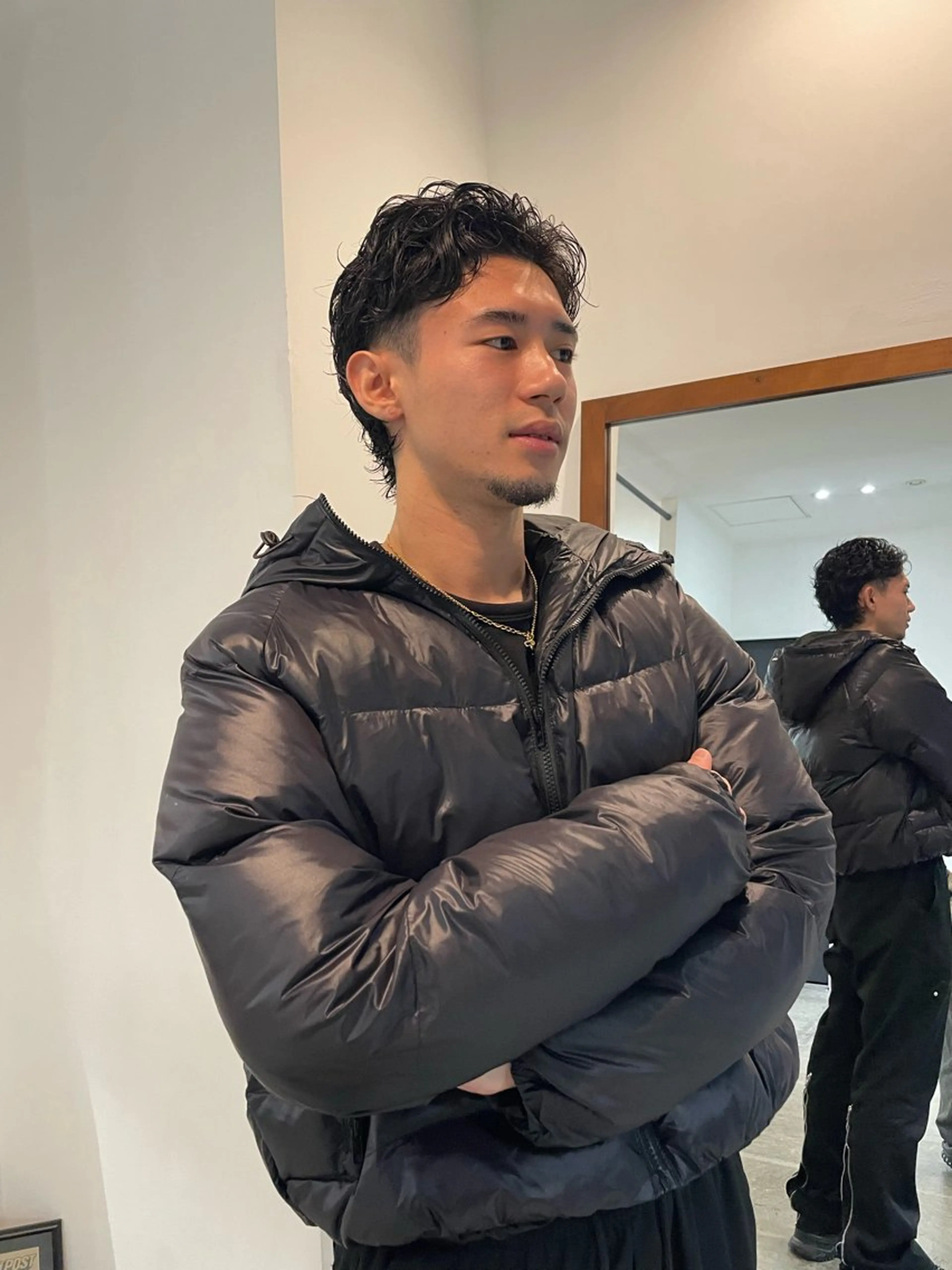 メンズ メンズパーマ カット パーマ 熊崎 葵のヘアスタイル