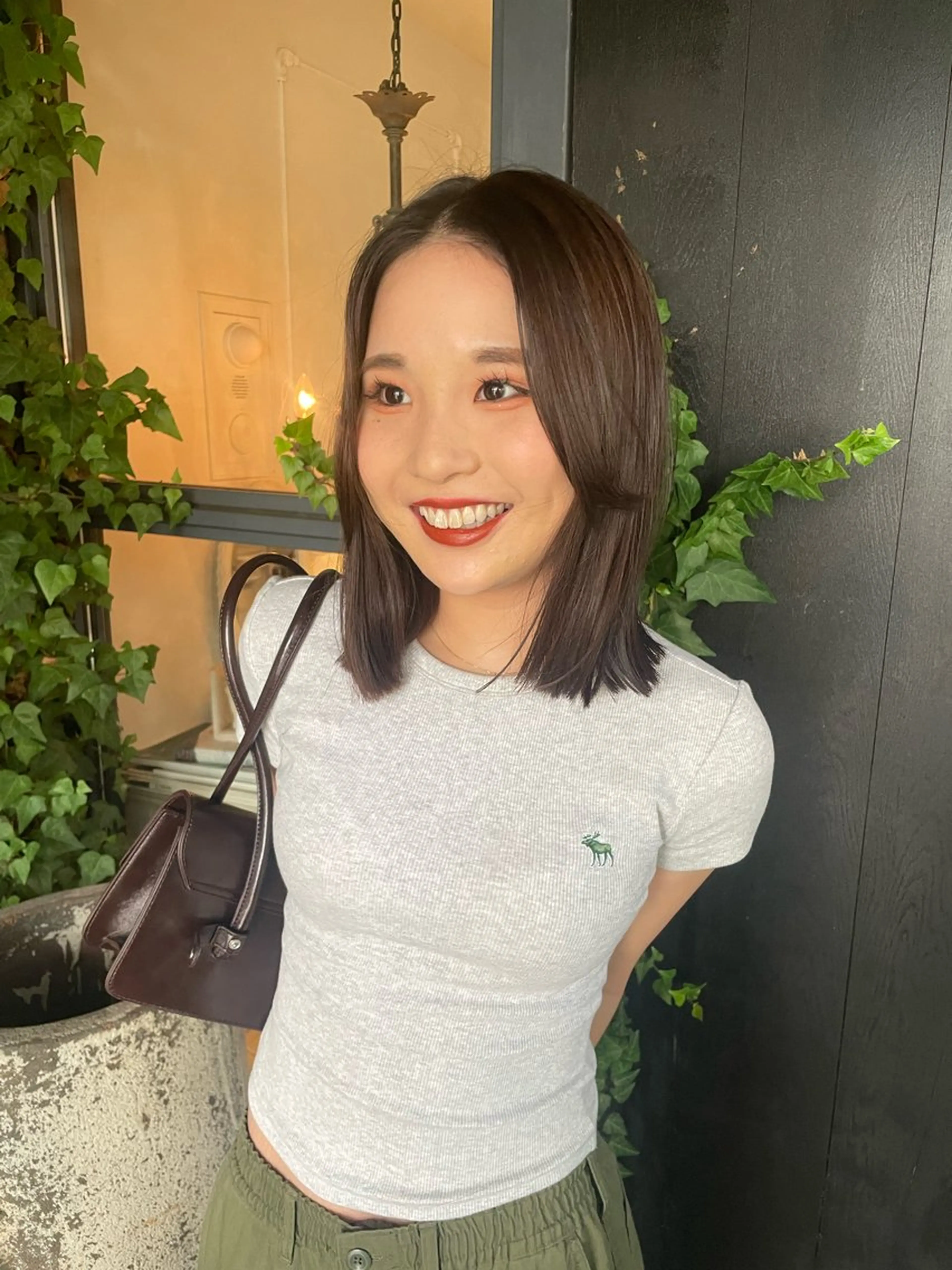 ミディアム カラー 太田 妃香/岡崎美容室のヘアスタイル