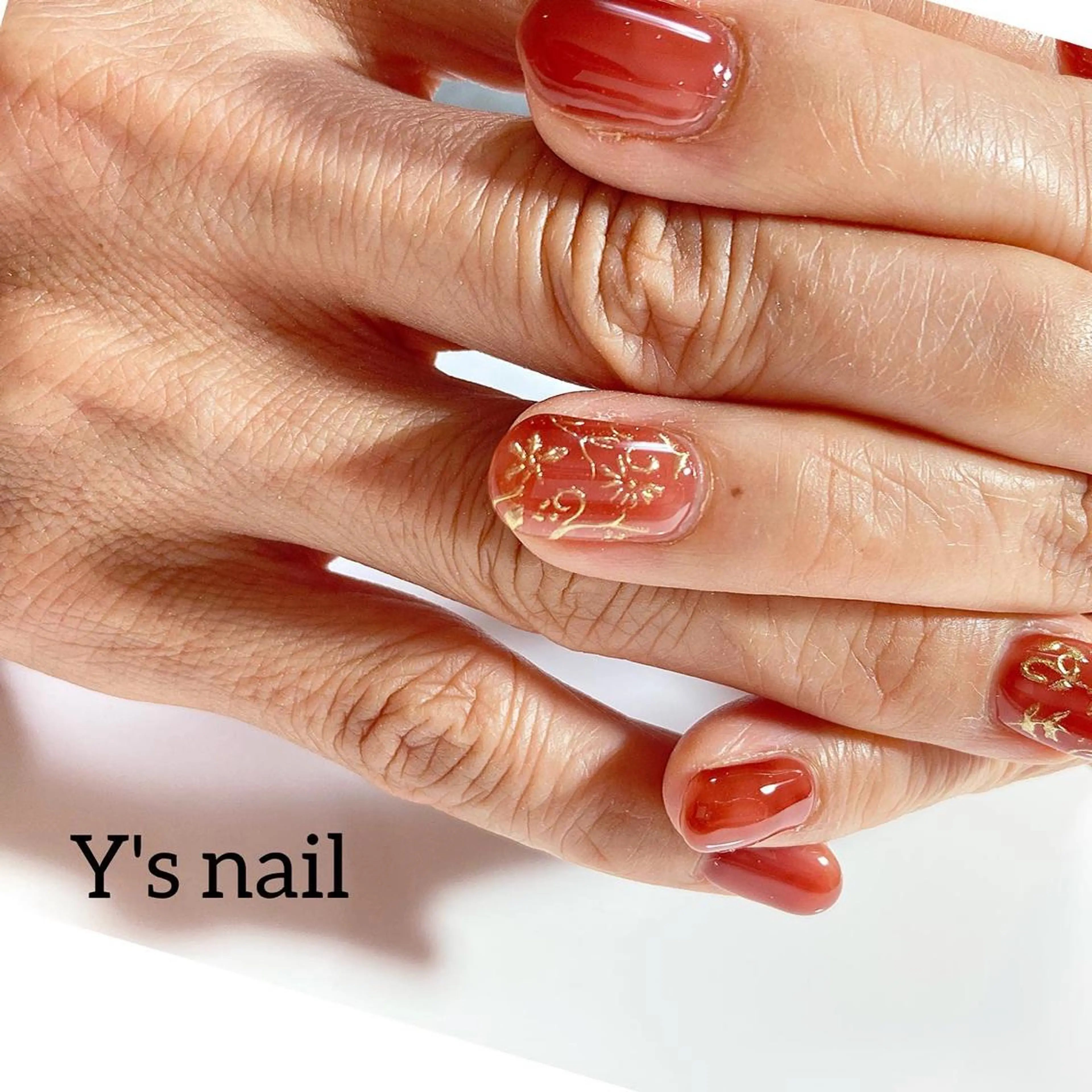 ネイル アートネイル ミラーネイル ハンドネイル 手書きが得意🖌️ Y’s  nailのネイルデザイン