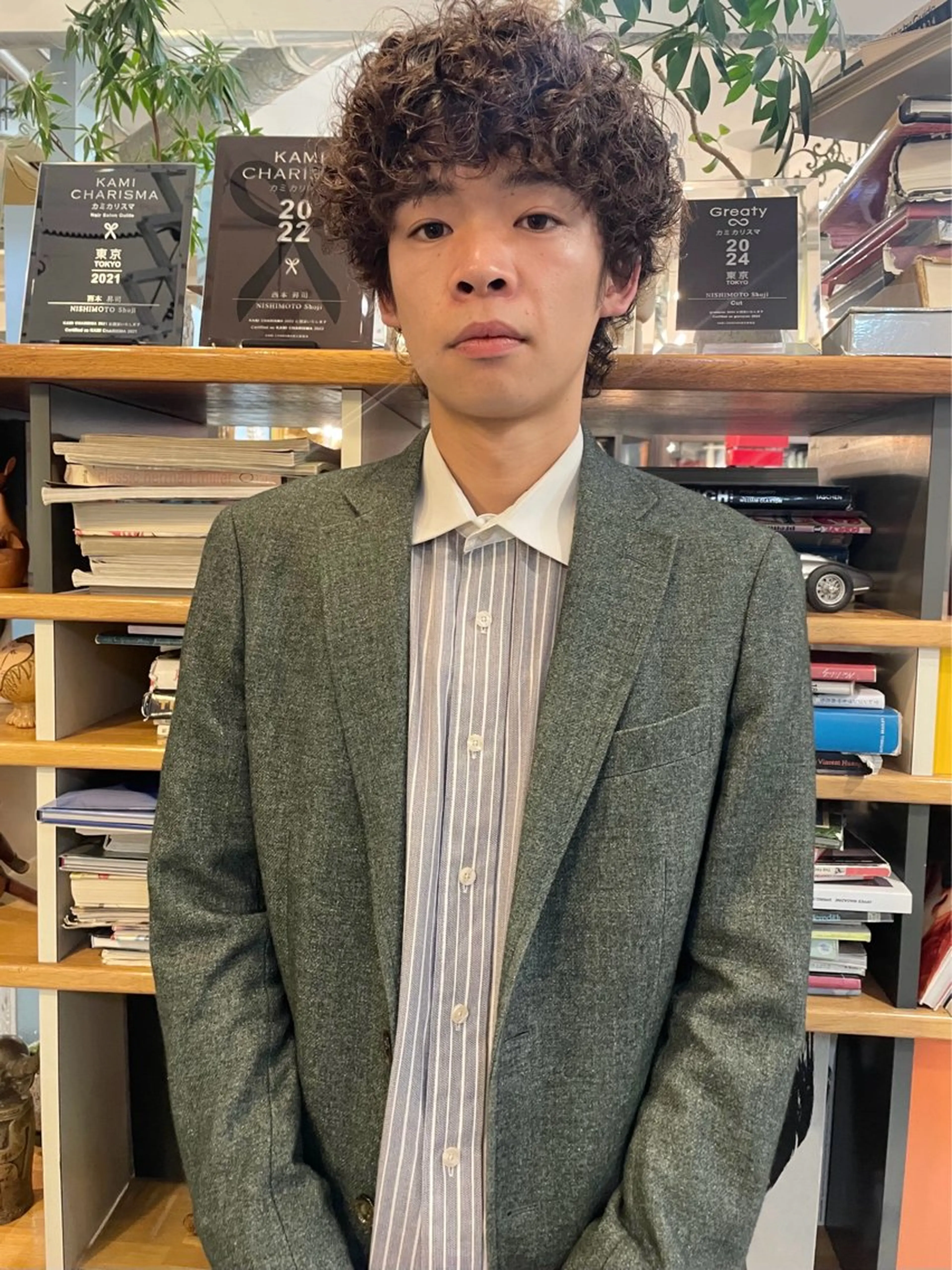 パーマ メンズ メンズパーマ パーマ BRIDGE所属・透明感カラー/パーマ hitomiのヘアスタイル