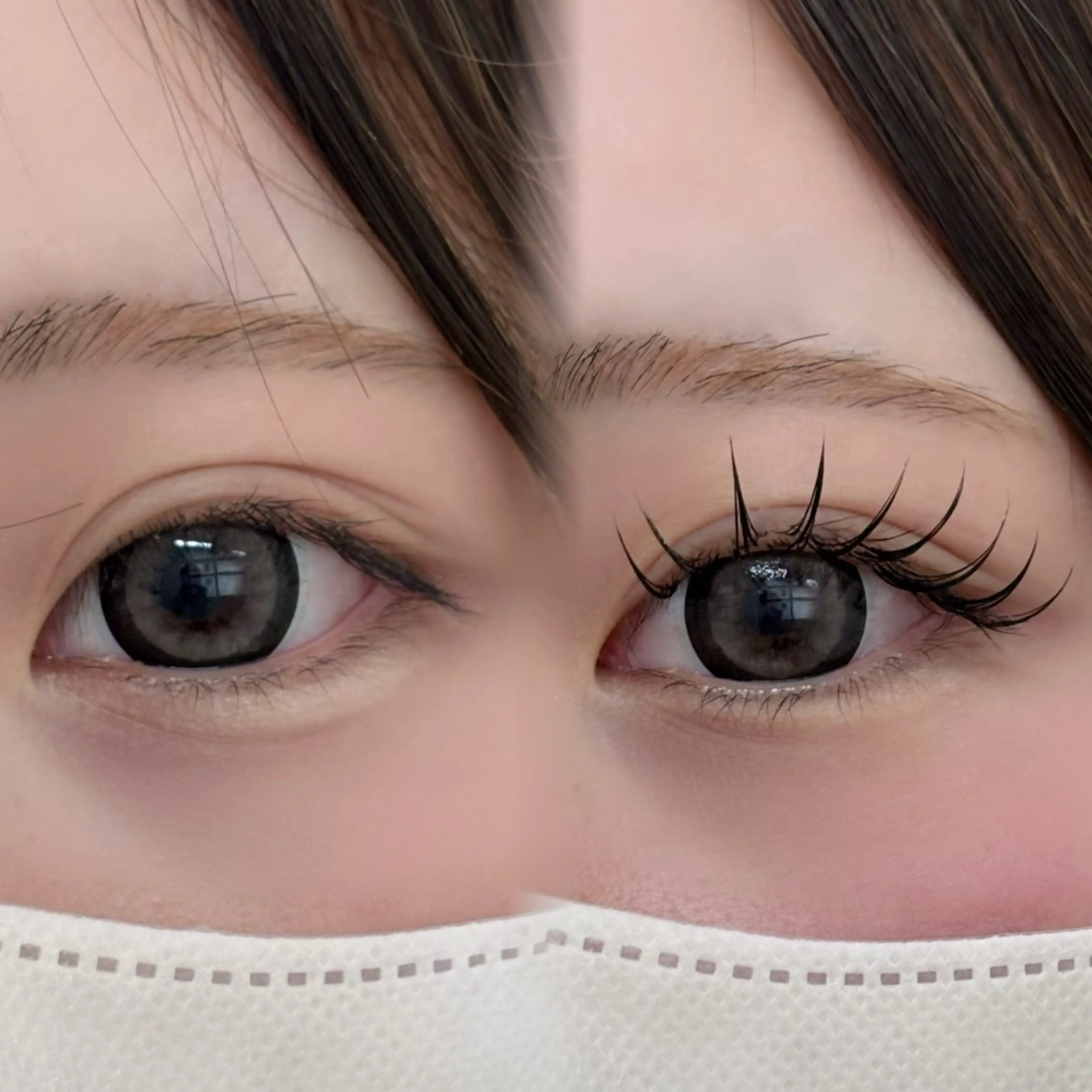 【3月限定／モデル／オフ込】マツエク100本✨コーティング仕上げ（LEDオフ不可）の写真