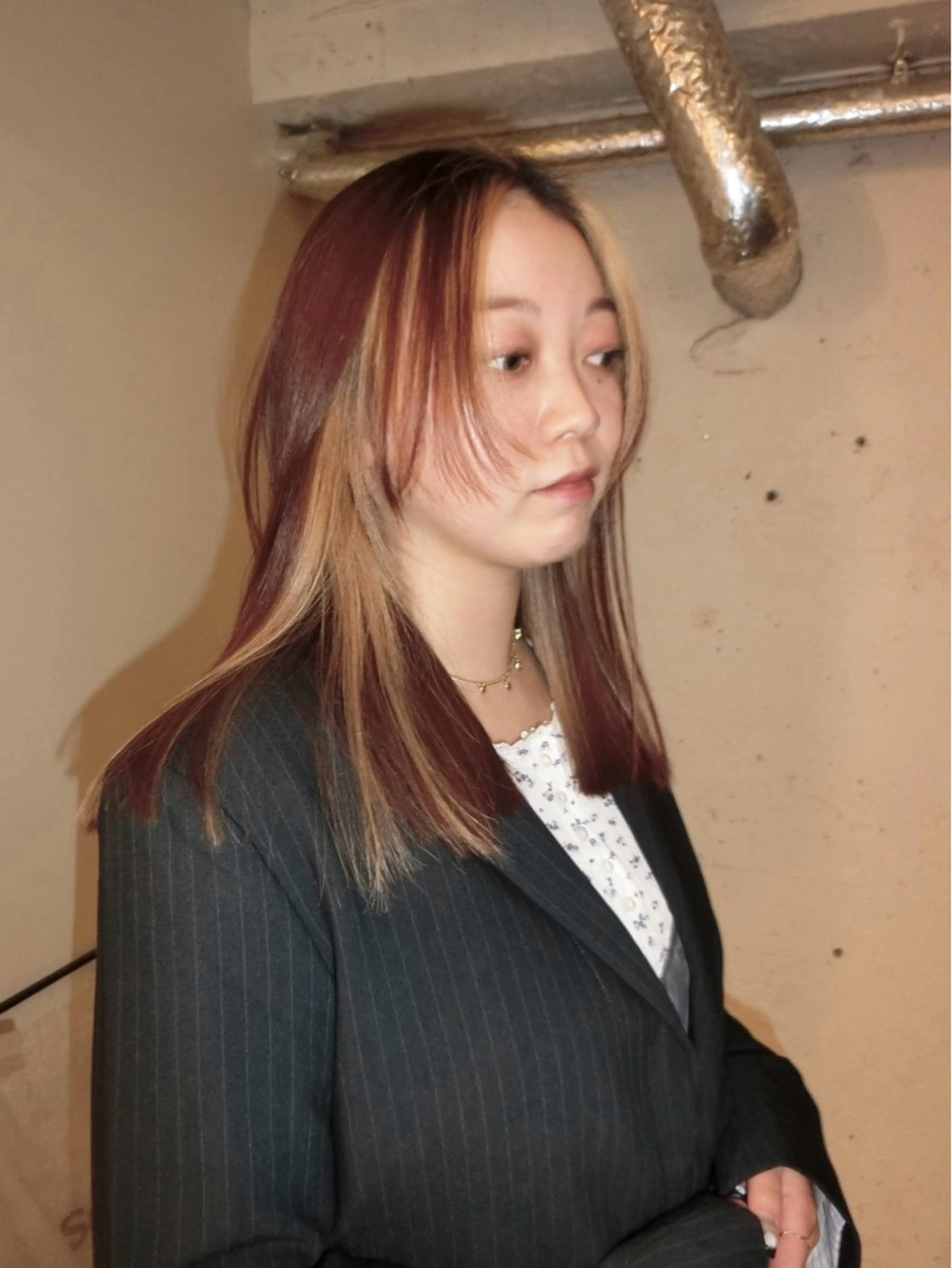 ロング カラー ハッシュカット/ MAYAのヘアスタイル