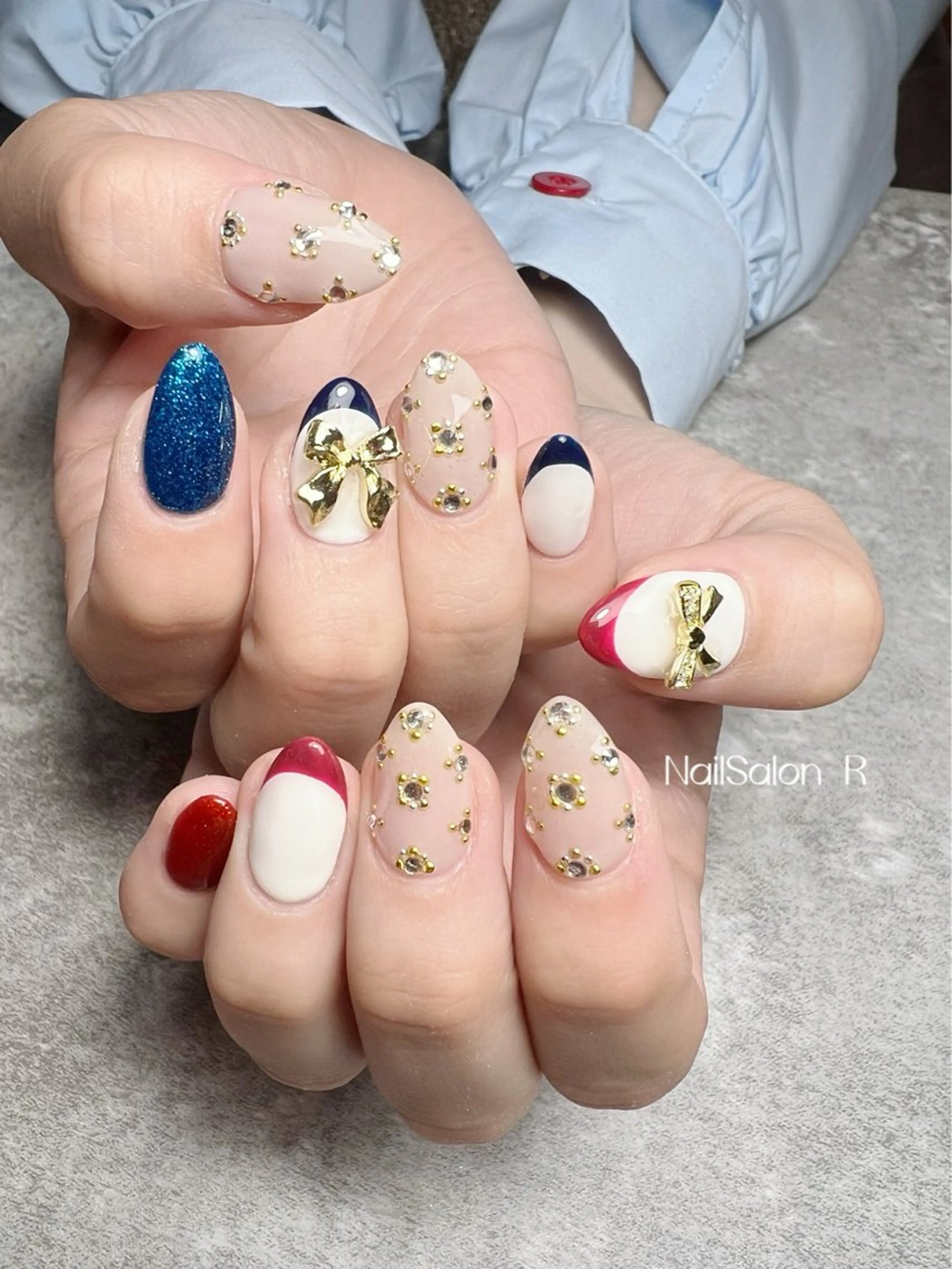 ネイル チークネイル 長さ出し フットネイル ジェルネイル 韓国ネイル ハンドネイル NailSalon R(ネイルサロンアール)所属・NailSalonR 宮里のネイルデザイン