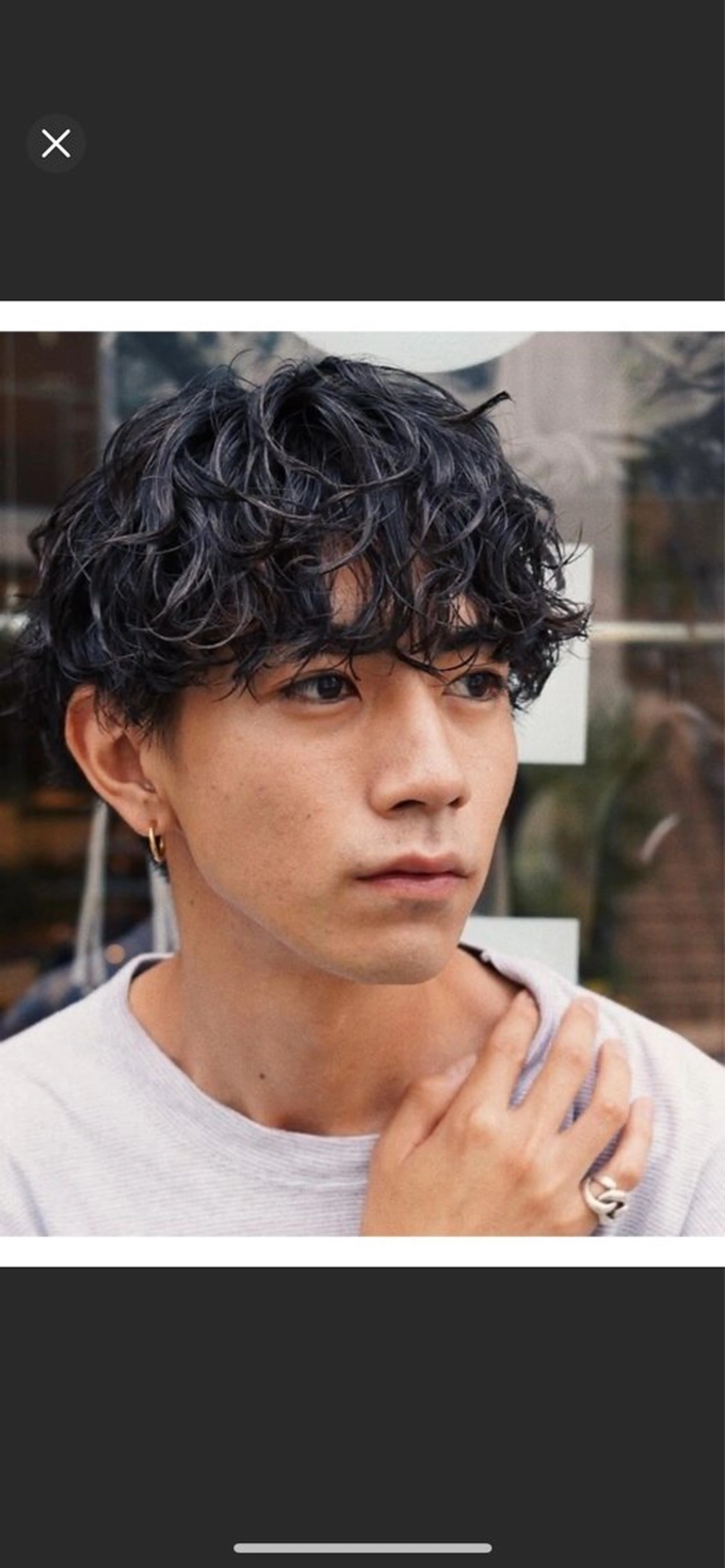 パーマ メンズ メンズパーマ ツイストスパイラルパーマ 波巻きパーマ スパイラルパーマ カット パーマ メンズ/シャドウ/ 波巻き/kyogoのヘアスタイル