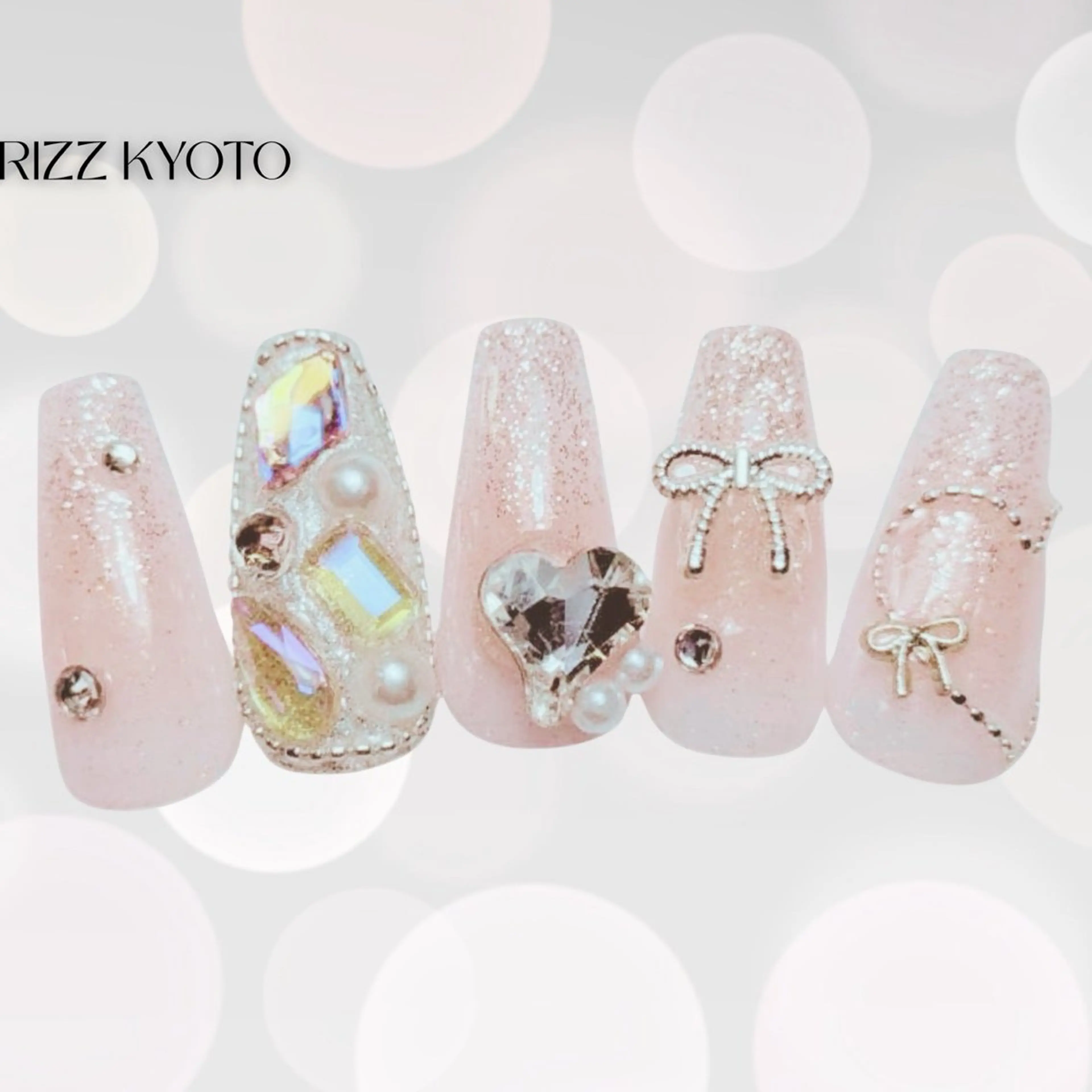 ネイル ネイルチップ ハンドネイル RIZZ KYOTO ゆうのネイルデザイン